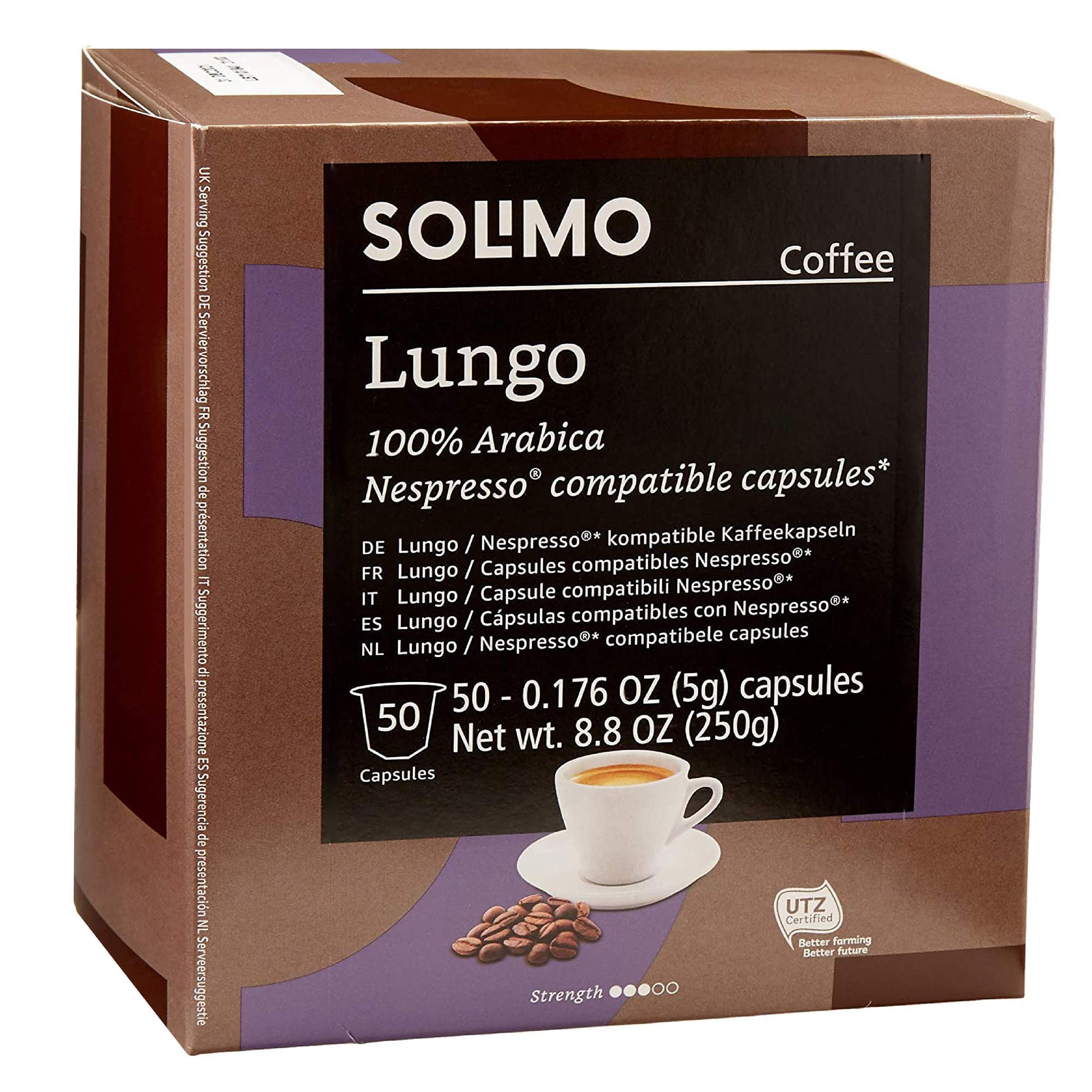 Amazon Brand - Solimo Dark Roast Coffee Pods, Compatible with Keurig 2.0 K-Cup Brewers, 100 Count (Pack of 1)