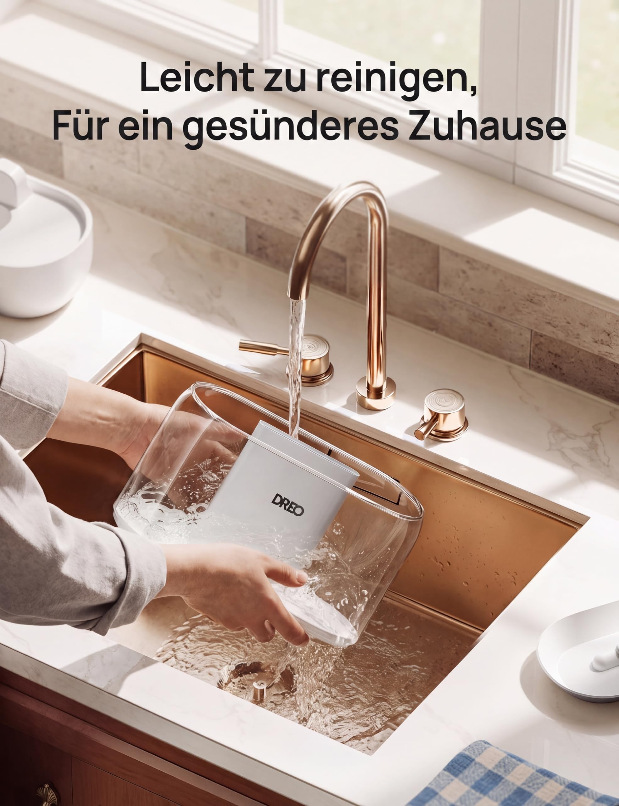 Dreo Smart Luftbefeuchter für Schlafzimmer, oben befüllbarer 4L Supergroßer Kühler Nebel Humidifier mit Öl Diffusor und Nachtlicht, 36 Stunden Laufzeit, leiser Ultraschall Luftbefeuchter Zuhause