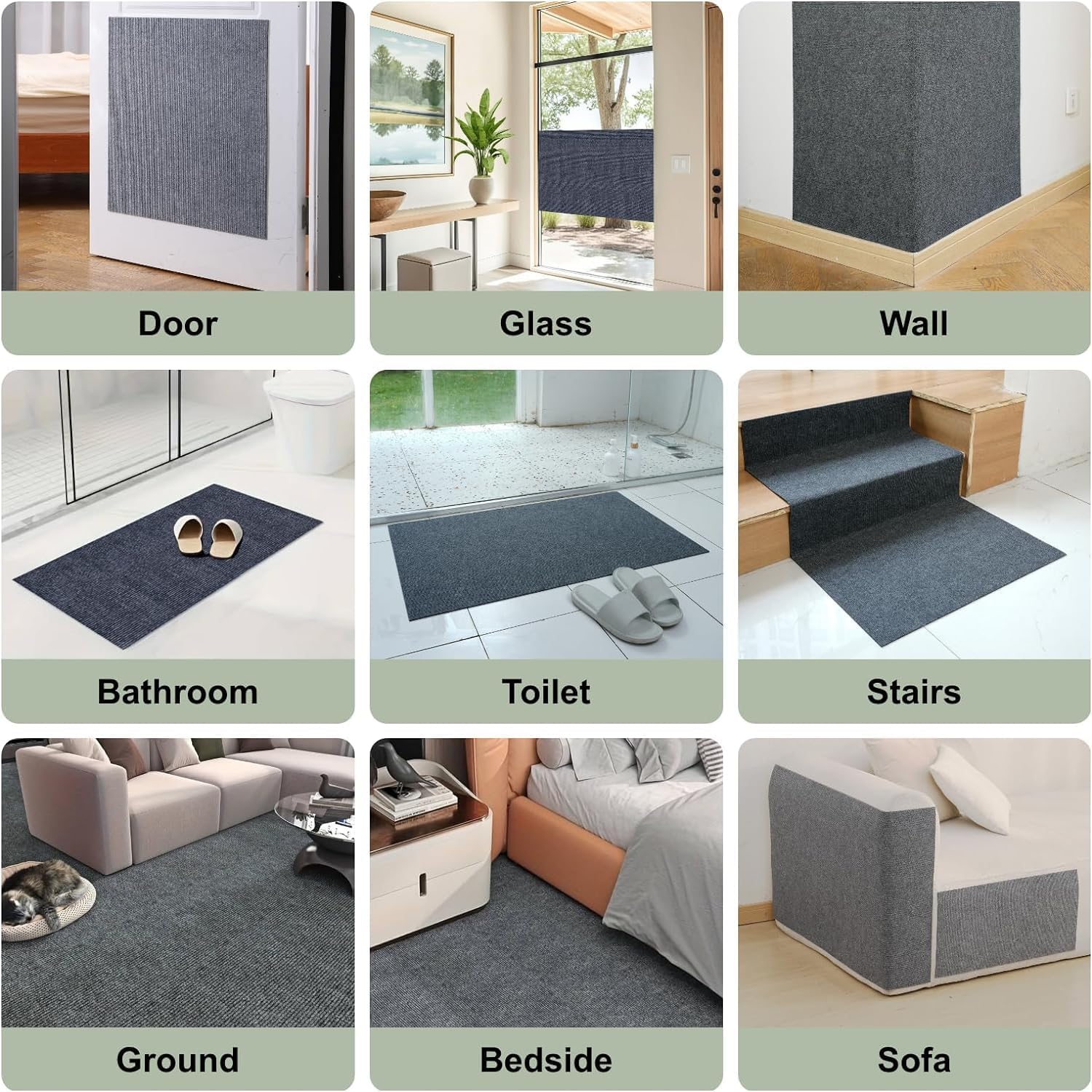 Selbstklebende Kratzschutzmatte für Sofa & Wand, 40x200 cm kratzschutz Sofa Katze - Trimmbarer Schutz gegen Katzenkratzer Couch Schutz von DIY Krallen Katzenteppich