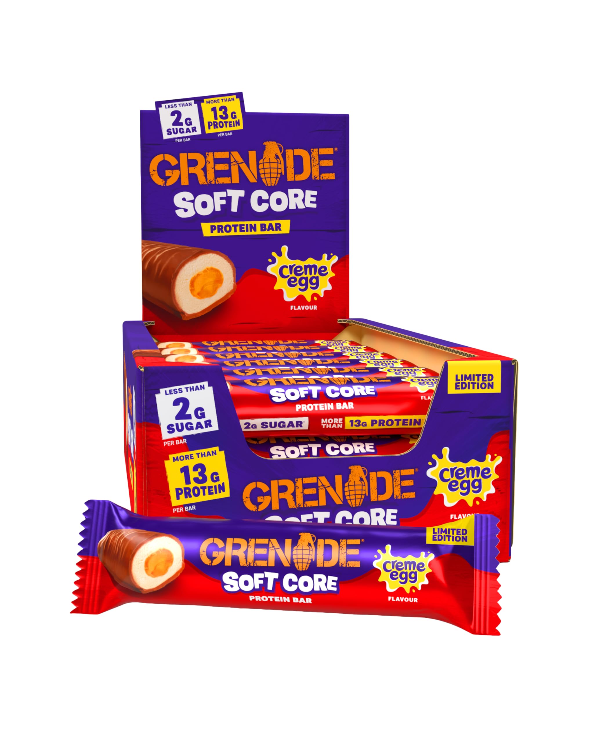 Grenade Proteinriegel, OREO White – Proteinreich & Zuckerarm, 12 x 60 g