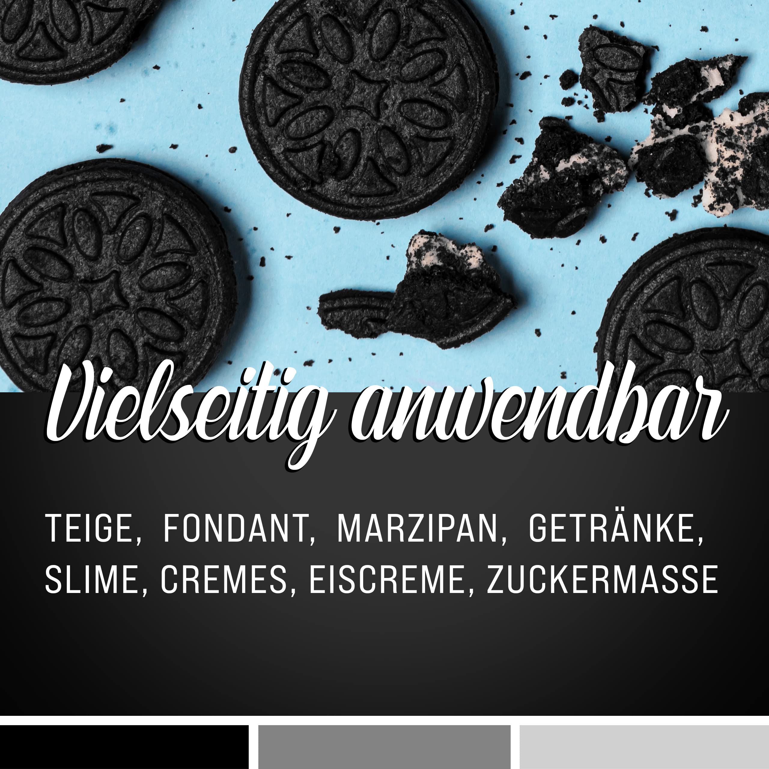 Belissia Lebensmittelfarbe Set – 8x10ml flüssig & hochkonzentriert – Lebensmittelechte Speisefarbe zum Backen, Kochen, Fondant & DIY - vegan, stark färbend, geschmacksneutral
