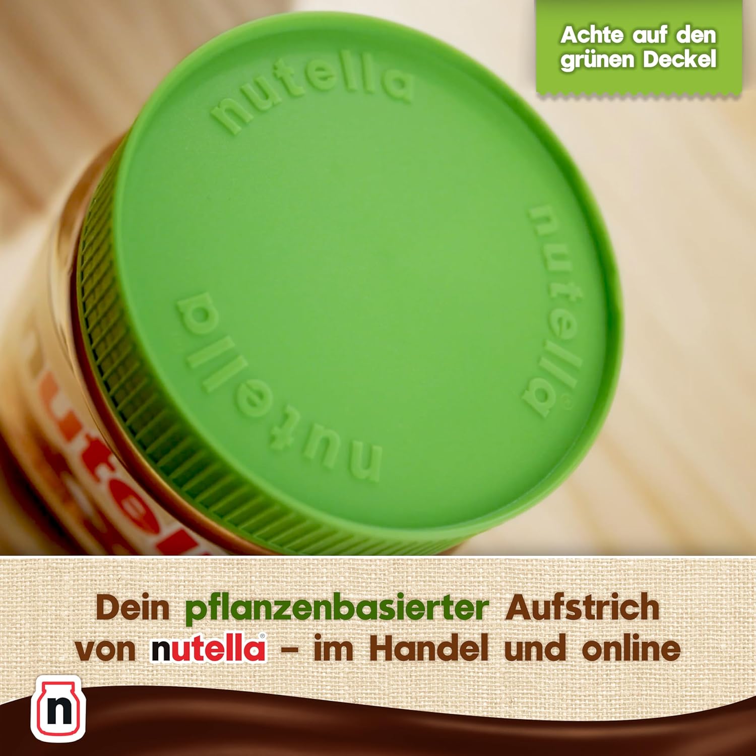 nutella - Nuss-Nougat-Creme, 1 Glas mit 750g, leckere Haselnuss-Schoko-Creme als Aufstrich oder für Rezepte