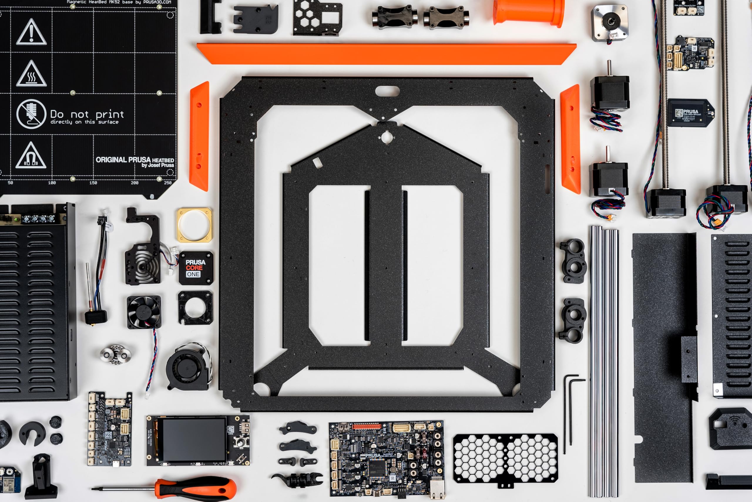 Original Prusa CORE One, Ready-to-use 3D Printer, Assembled and Tested, Removable Print Sheets, 1kg Prusament PLA Spool Included, Print Size 9.8 x 8.6 x 10.6 in
