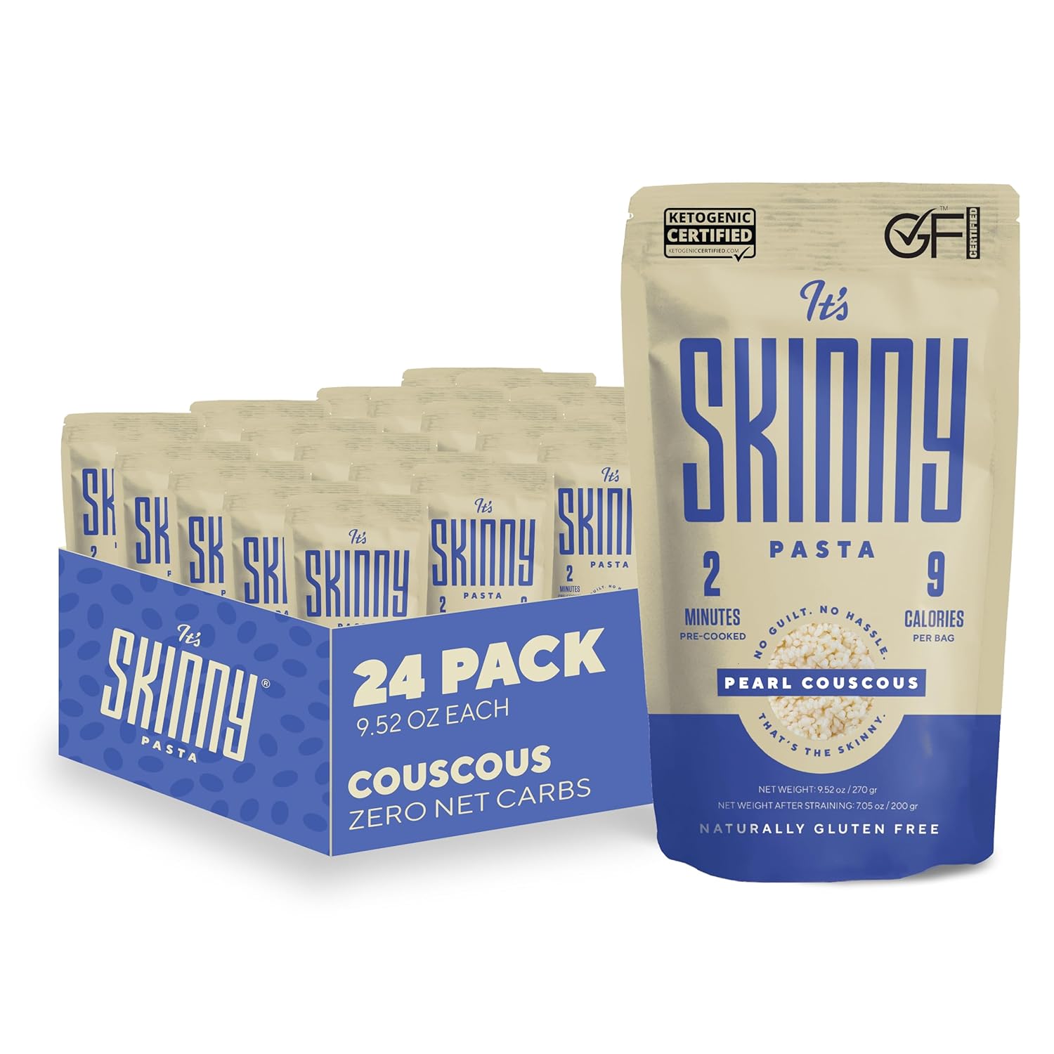 It’s Skinny Fettuccine Pasta – Low Carb Pasta, Gluten Free, Keto & Vegan-Friendly, Shirataki Konjac, Sugar-Free, High in Fiber, Only 4.5 Calories Per Serving, Ready in 2 Minutes (6 Packs)