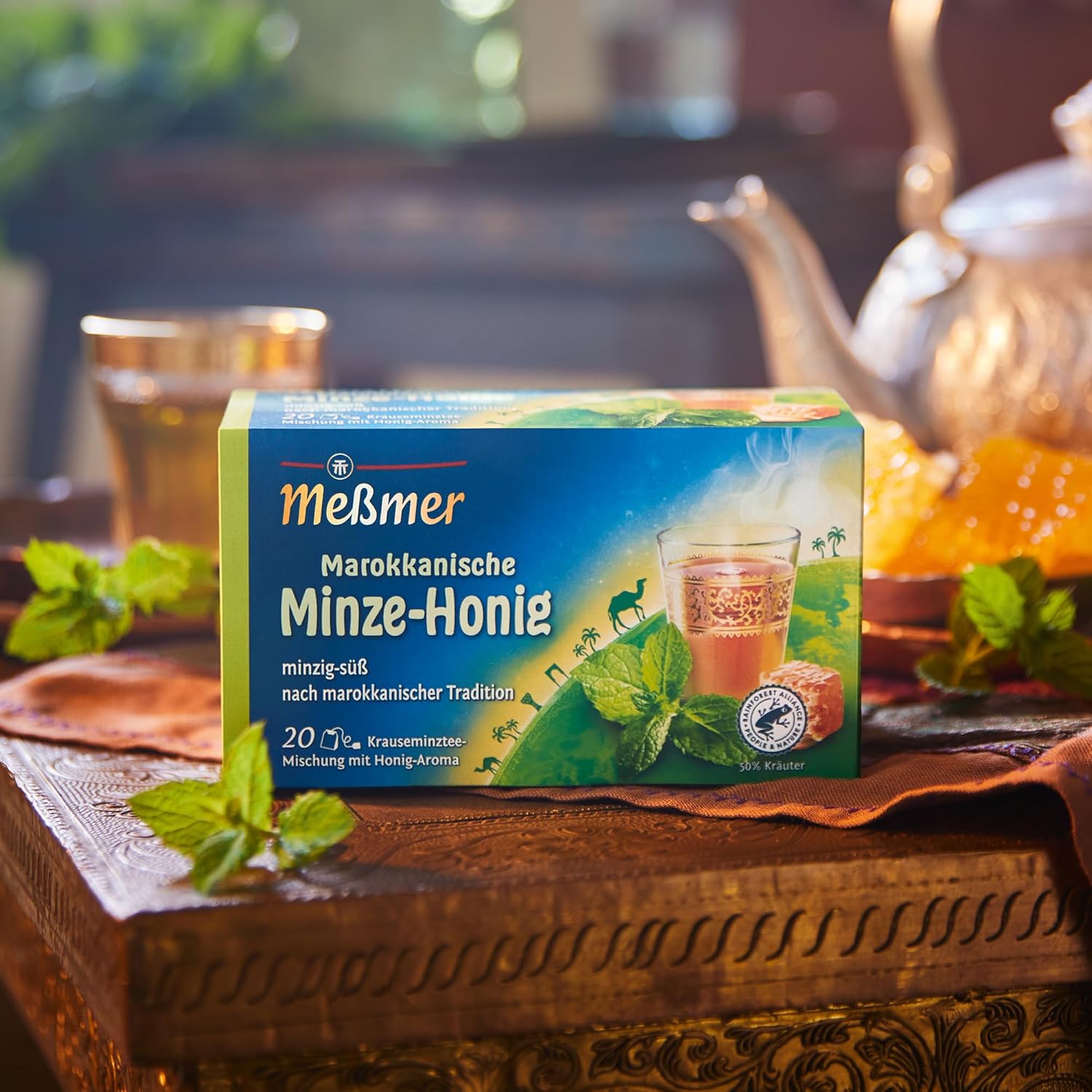 Meßmer Ländertee | Italienische Limone | Früchtetee mit Zitronen-Aroma | 20 Teebeutel | süß-spritzig