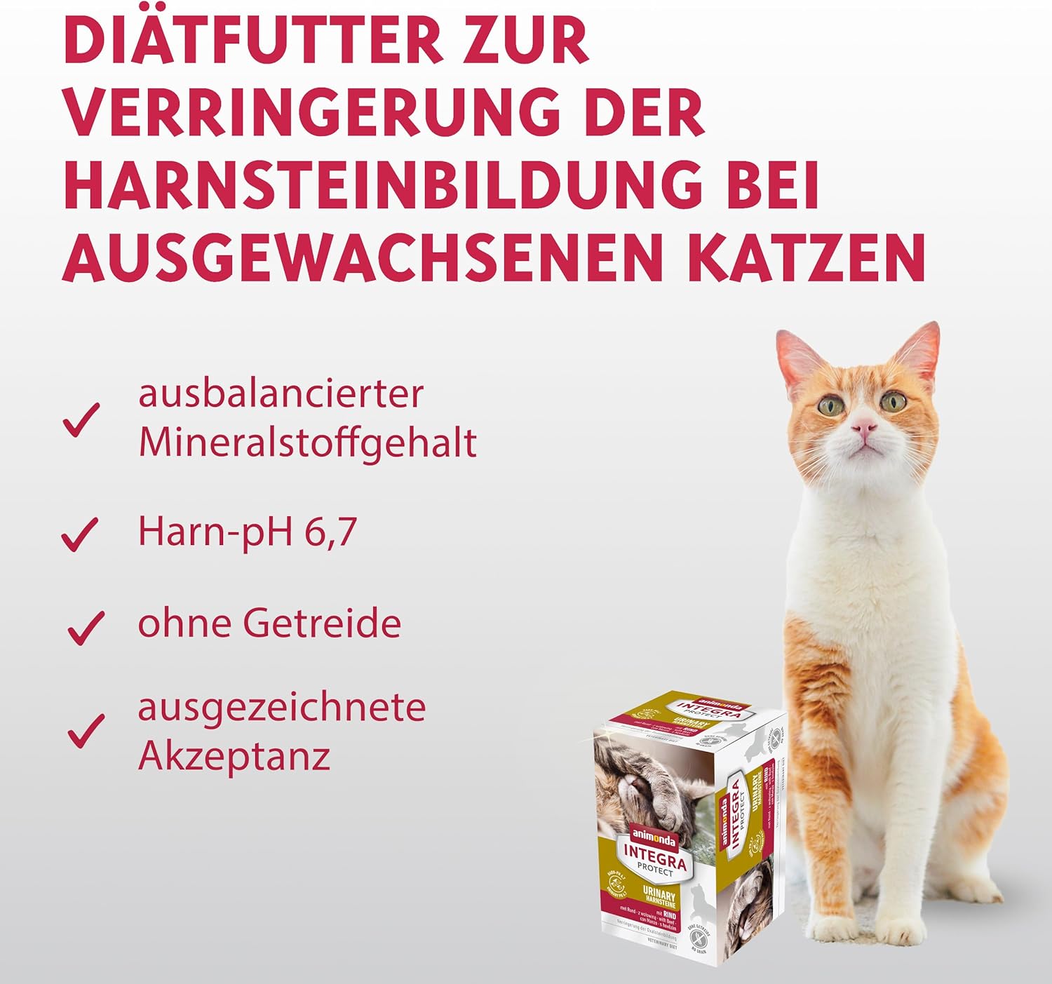 animonda INTEGRA PROTECT Sensitive Huhn Pur (16 x 100 g), Katzen Diätfutter bei Futtermittelallergie, sensitives Katzenfutter für allergische Katzen, Katzennassfutter ohne Getreide