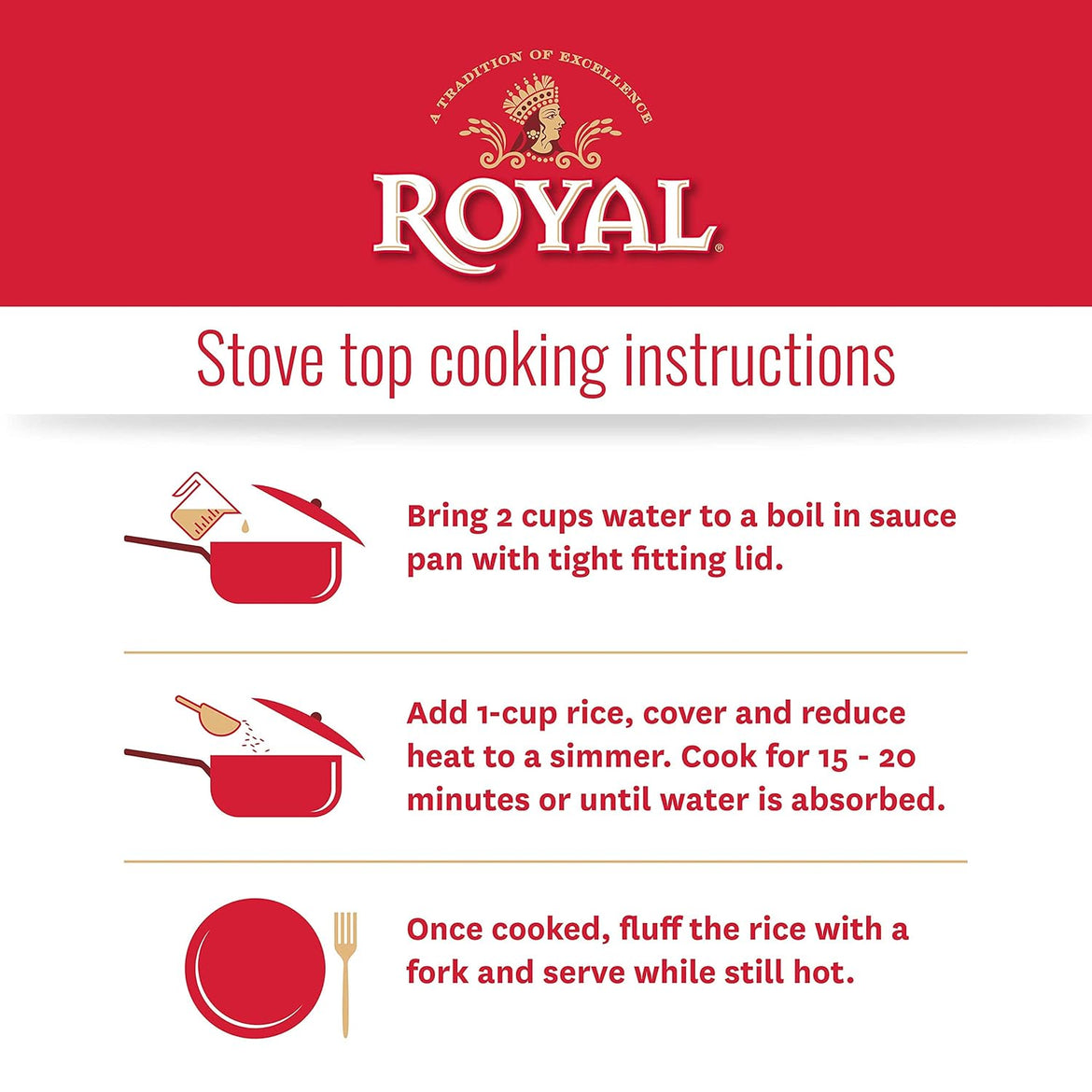 Royal Chef's Secret Sella Basmati Rice - Authentic Extra Long Grain Parboiled Basmati White Rice - 20 lb Bag