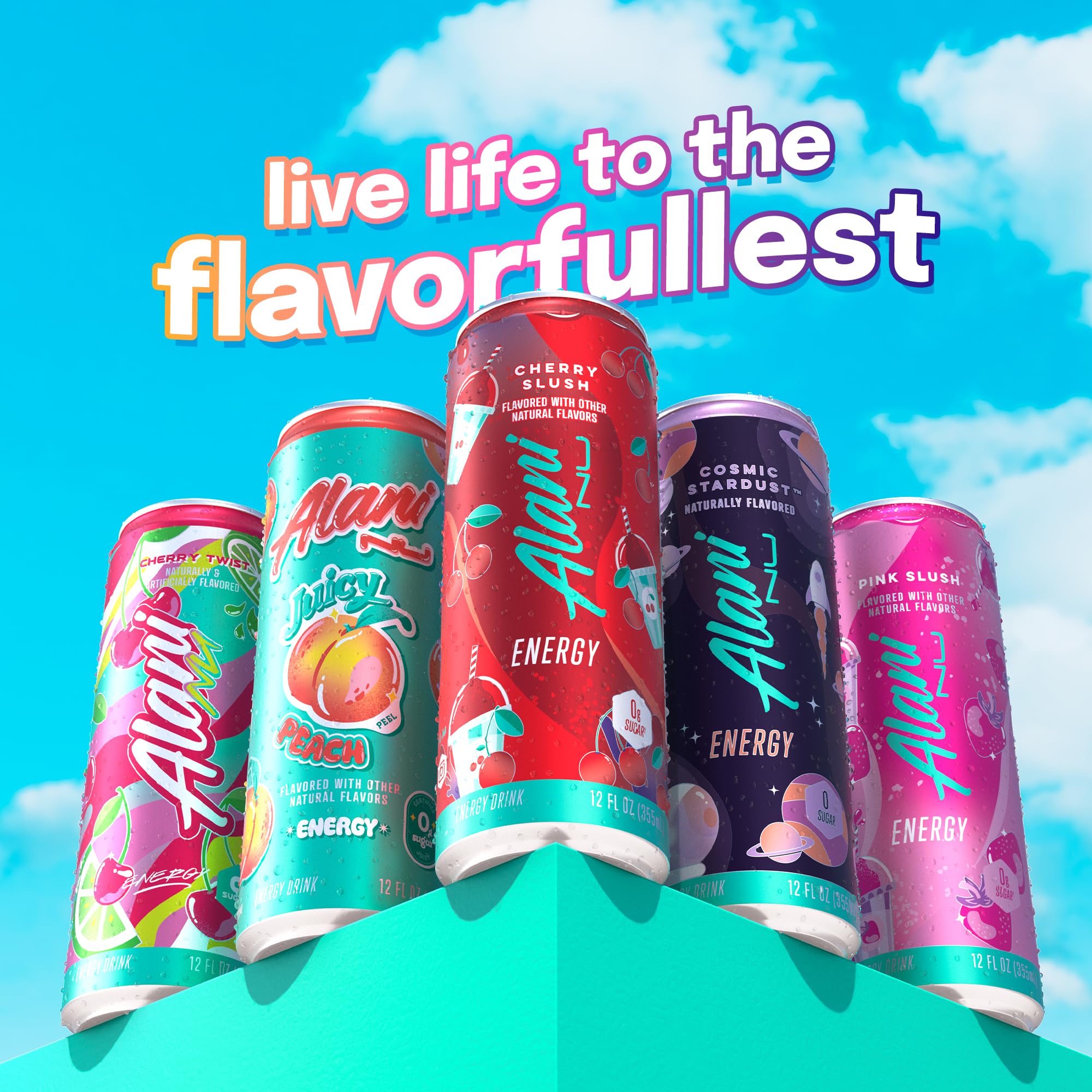 Alani Nu CHERRY TWIST Sugar Free, Low Calorie Energy Drinks, 200mg Caffeine, Biotin B Vitamins, Zero Sugar, 15 Calories, 12 Fl Oz Cans, 12 Pack0