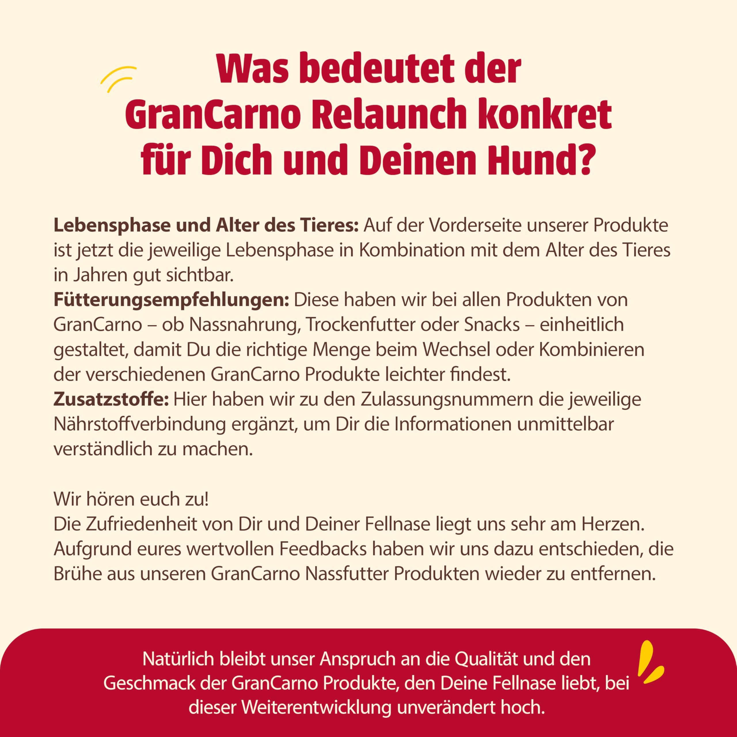 animonda GranCarno Hunde Nassfutter mit Rind + Entenherzen (6 x 800 g), getreidefreies Hundenassfutter ohne Zucker, für ausgewachsene Hunde, mit frischen fleischigen Zutaten