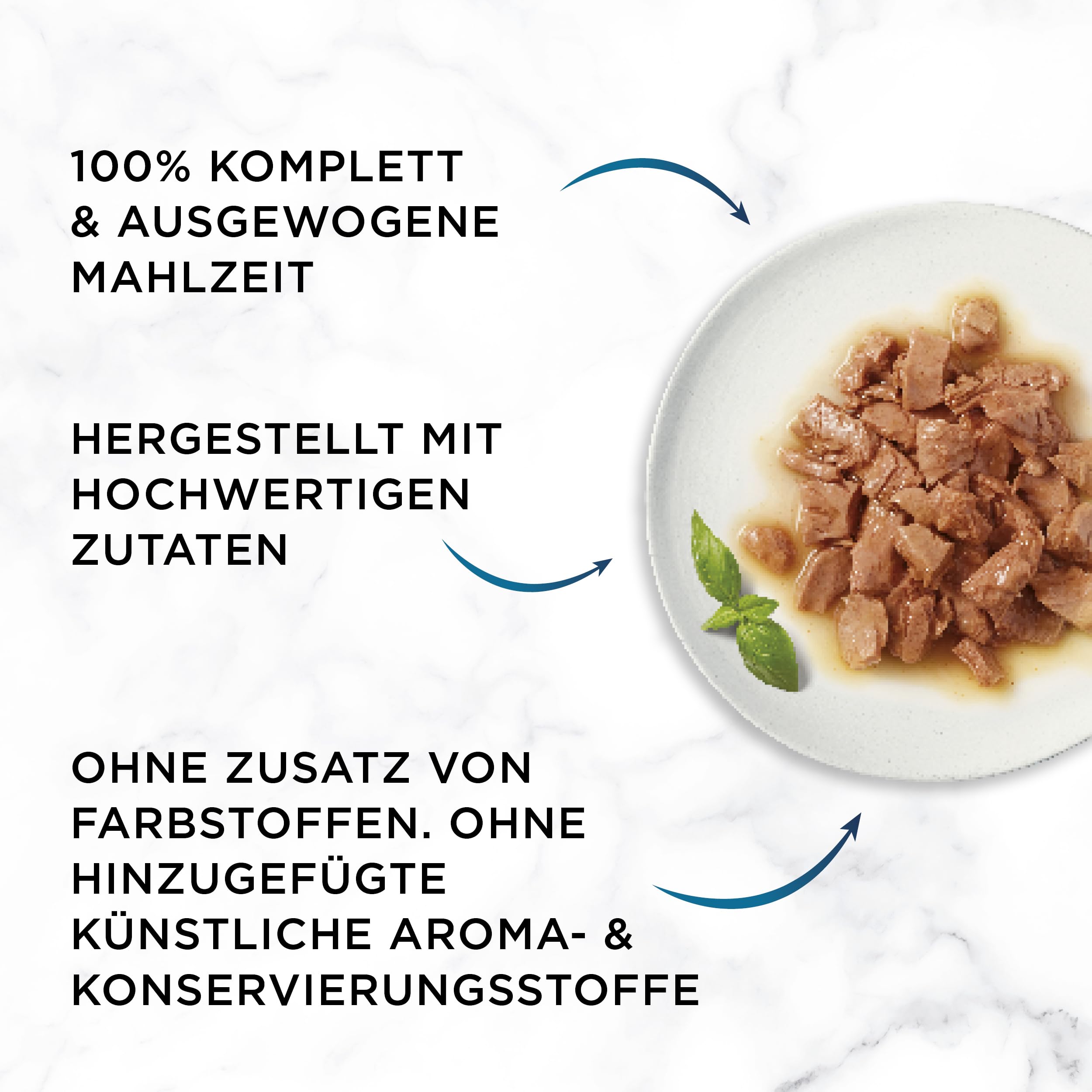 Gourmet Perle Erlesene Streifen Katzenfutter nass, Sorten-Mix, 60er Pack (60 x 85g)