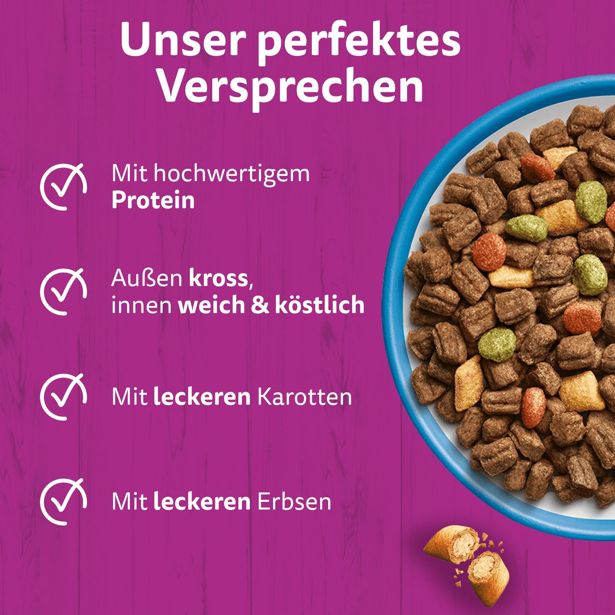 WHISKAS Trockenfutter für ausgewachsene Katzen 7kg mit Huhn