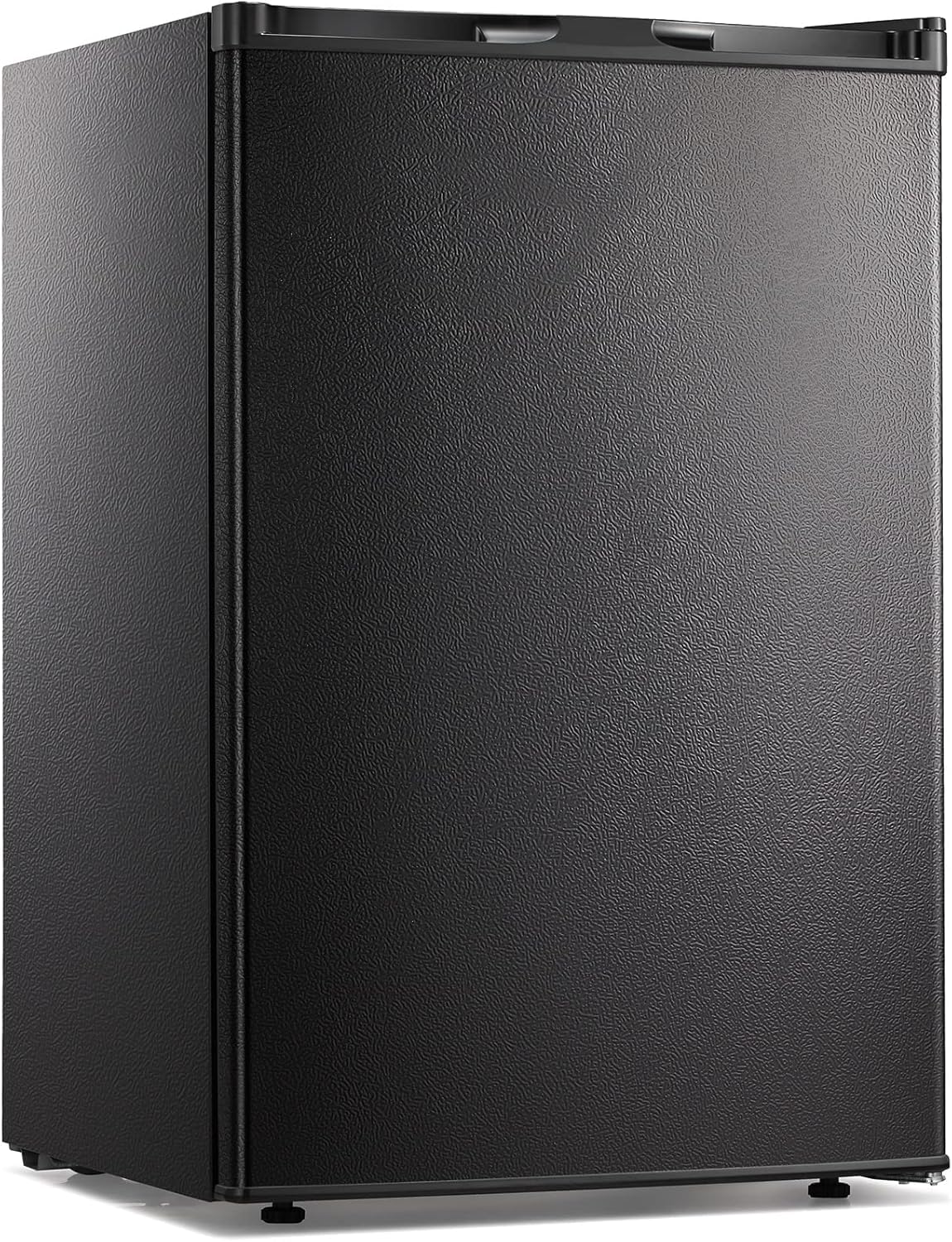 Kismile Small Freezer Upright, 3.0 Cu.ft Mini Freezer with Adjustable Thermostat, Removable Shelves, Reversible Single Door, Stand Up Freezer for Bedroom/Home/Dorms/Apartment (Stainless Steel)