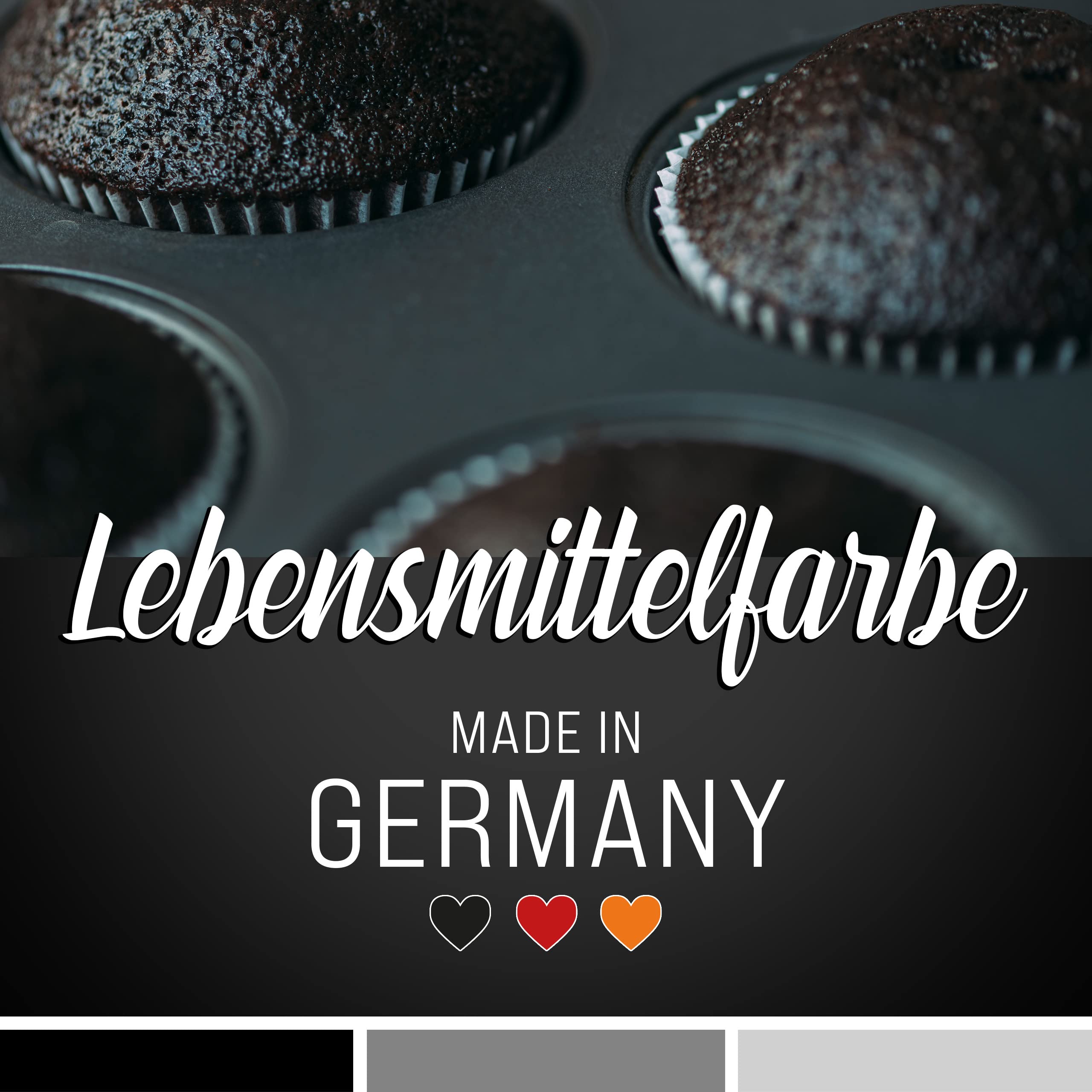 Belissia Lebensmittelfarbe Set – 8x10ml flüssig & hochkonzentriert – Lebensmittelechte Speisefarbe zum Backen, Kochen, Fondant & DIY - vegan, stark färbend, geschmacksneutral