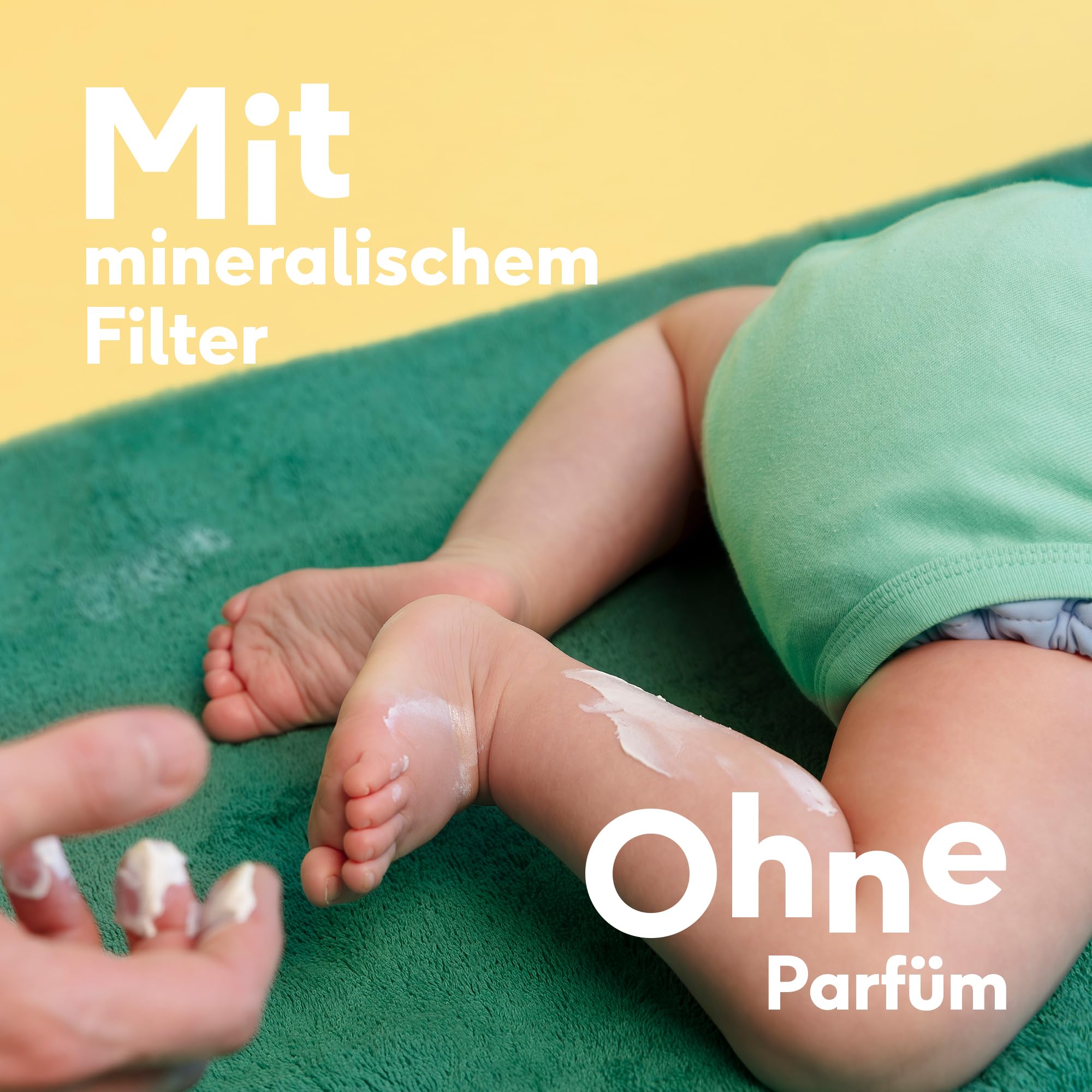 Naïf - Sonnencreme auf mineralischer Basis - für Baby & Kind - LSF 50-0% Parfüm - Creme ohne Octocrylene - UVA und UVB Schutz - Wasserresistent - Dermatologisch Getestet - Ohne Mikroplastik - 30ml