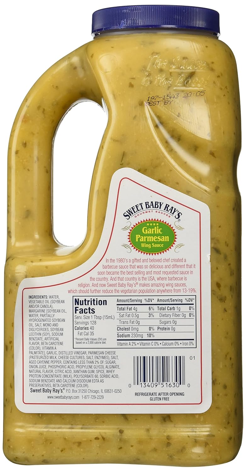 Sweet Baby Rays Garlic Parmesan Wing Sauce - 64 Oz. Jug (1)
