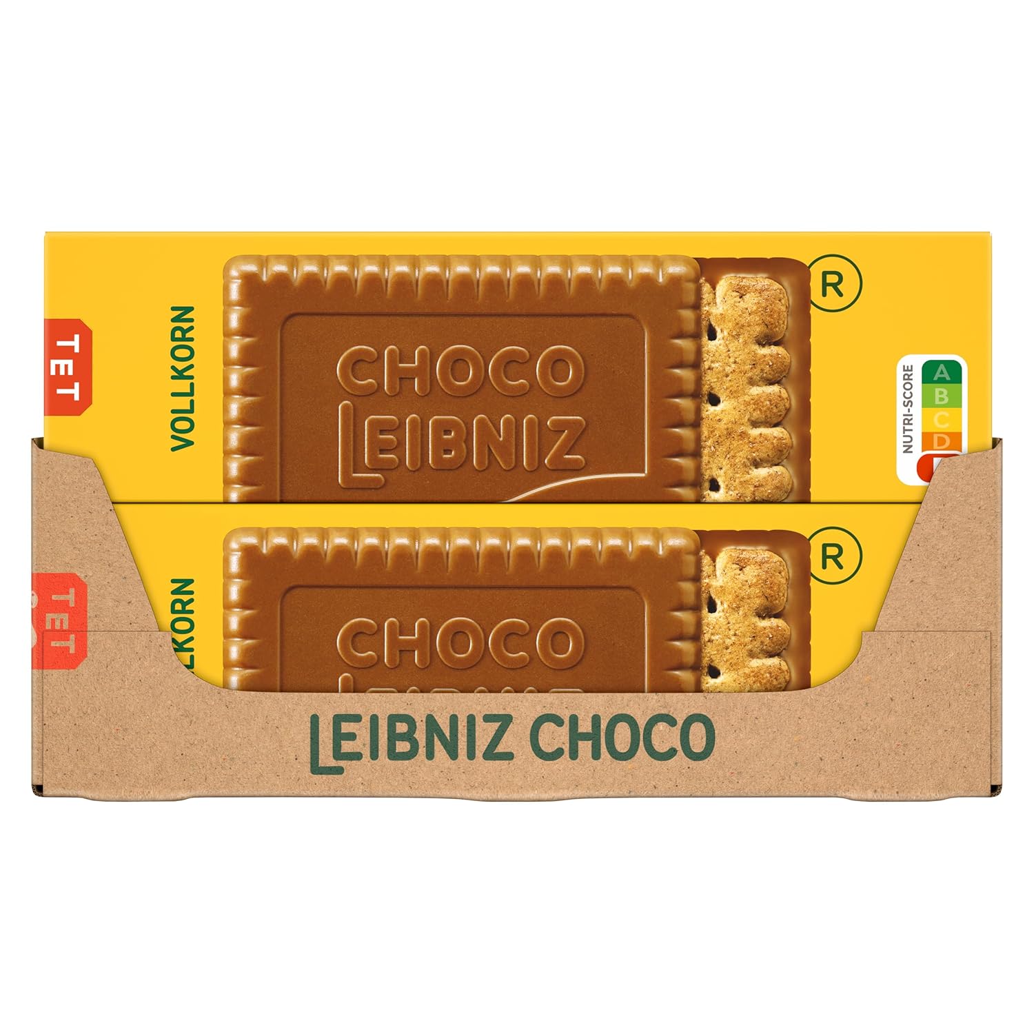 LEIBNIZ Original Butterkeks, 22er Snack Pack, die Nr 1 unter den Butterkeksen, knusprige Kekse in praktischer Großpackung (22 x 50 g), perfekt für unterwegs