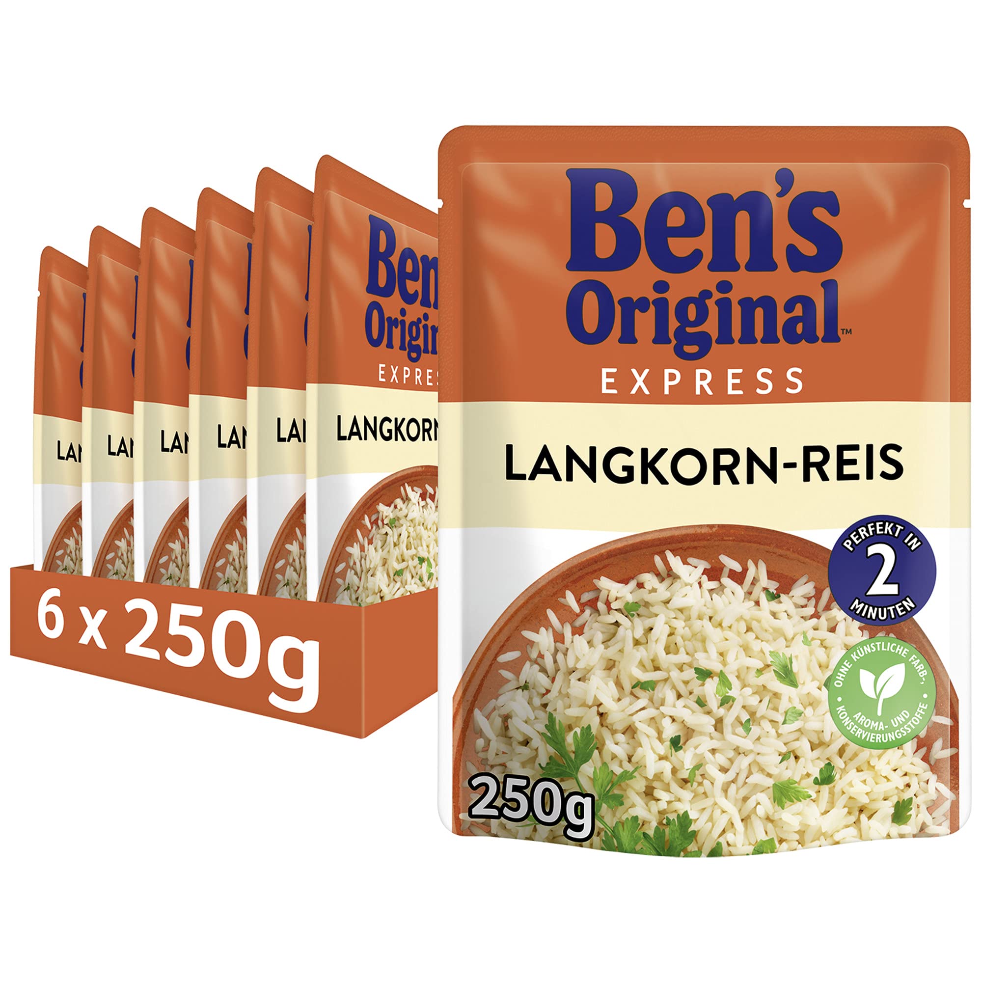 BEN'S ORIGINAL™ Express Reis Basmati 6 x 220g