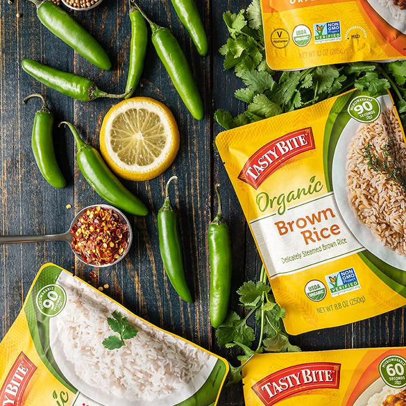 Tasty Bite Organic Brown Rice, 8.8 Ounce (Pack of 12)