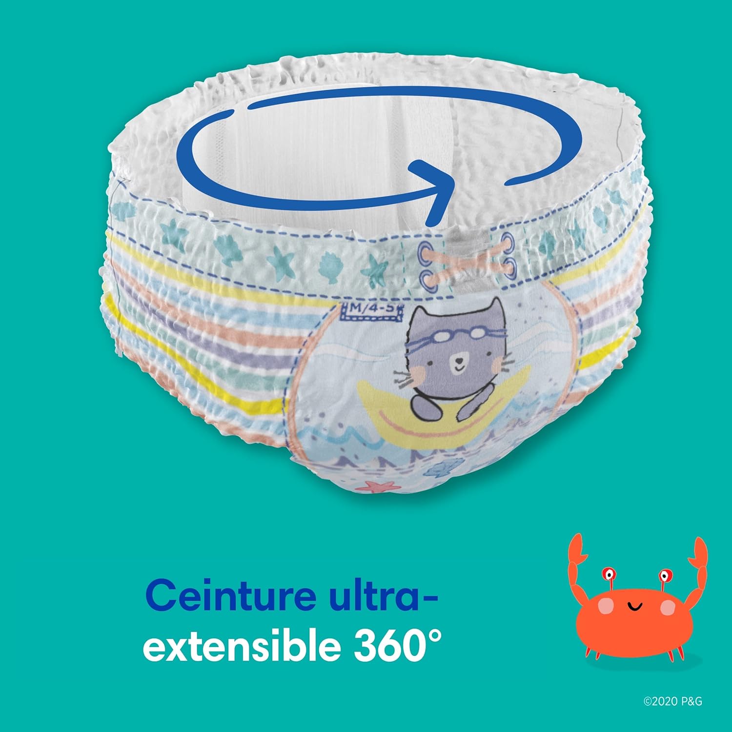 Pampers Splashers Baby Shark Limited Edition 4-5, 11, 9kg-15kg, Einweg-Schwimmwindeln, für sicheren Schutz im Wasser