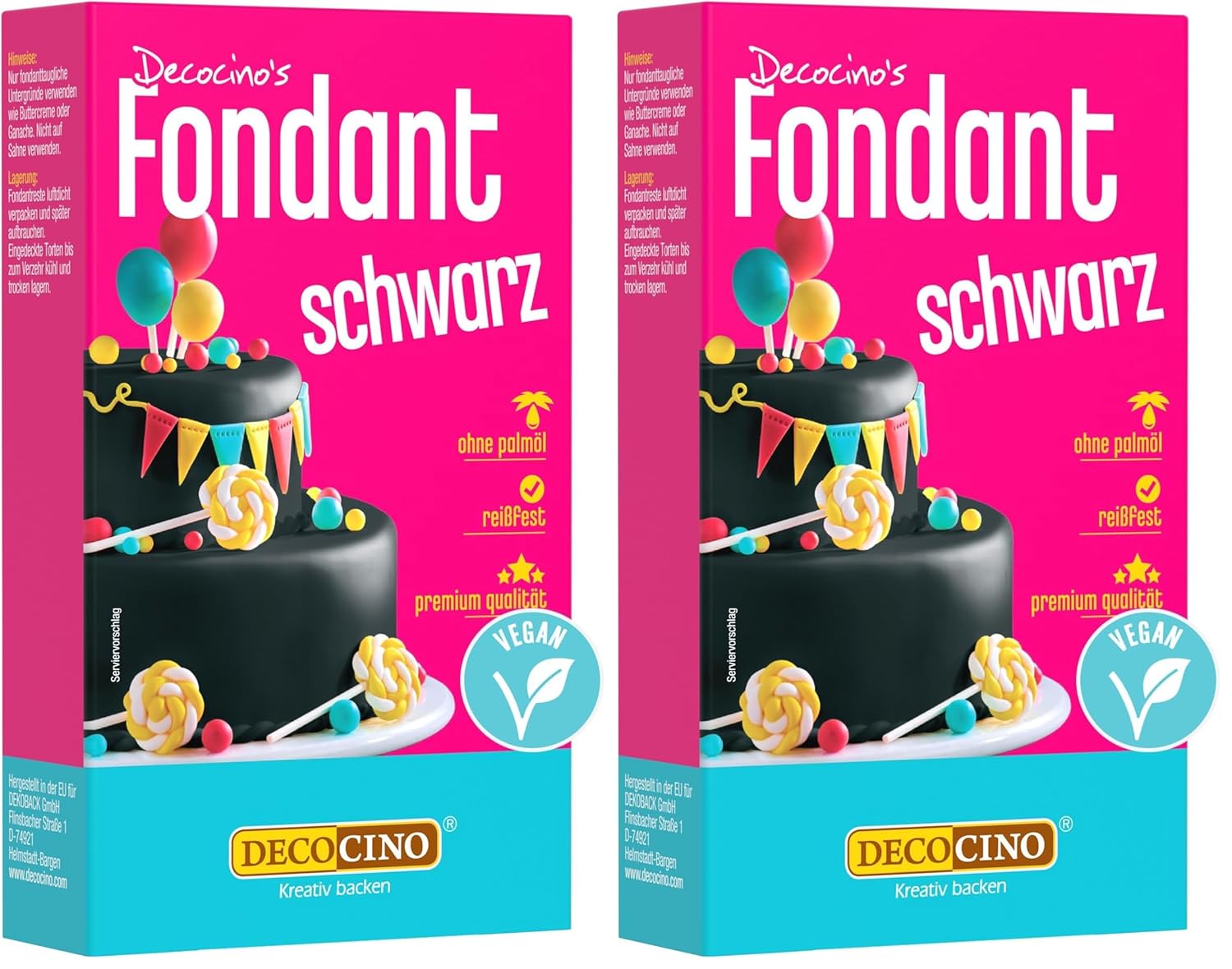 Decocino Fondant, Weiss, 250 g (1er Pack)