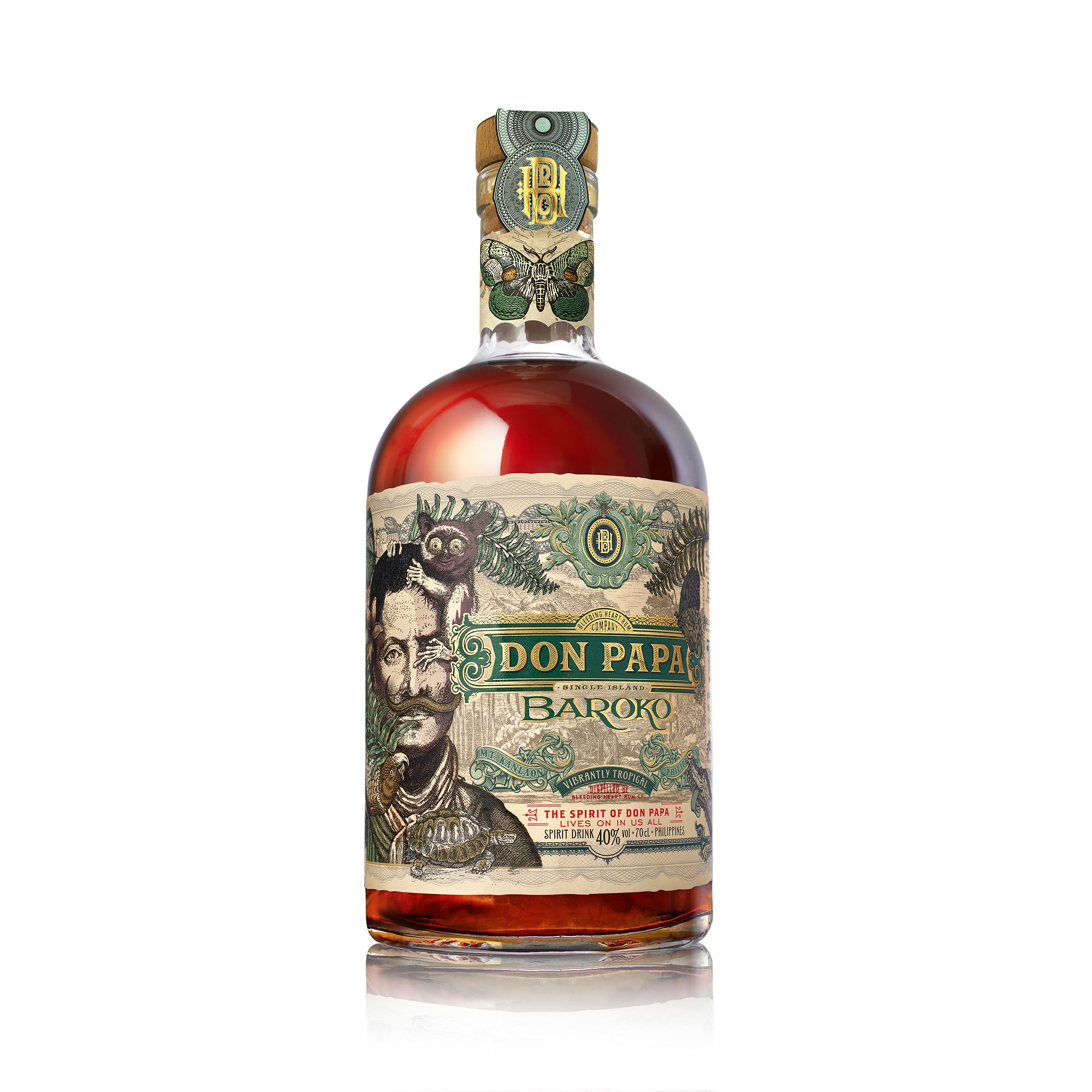 Don Papa Masskara | Rumbasis mit exotischen, philippinischen Früchten und Honig verfeinert | 700ML