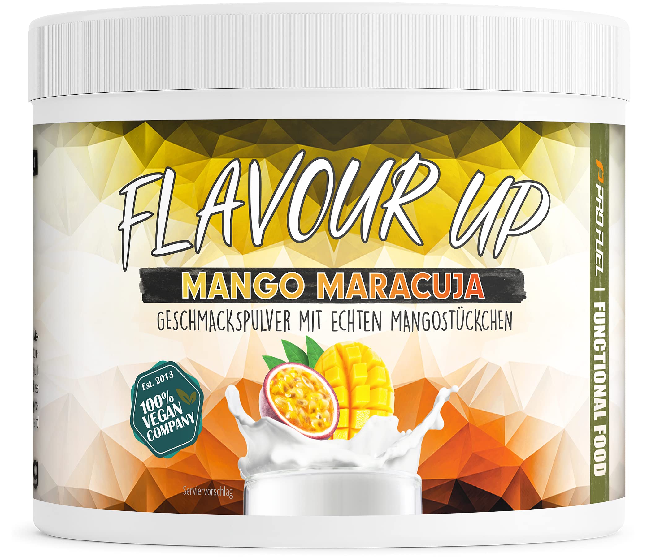 Geschmackspulver MIX PACK mit 8x30g Proben, 8 unglaublich leckere Flavours, nur 8-14 kcal pro Portion, Aroma & angenehme Süße, vielseitig einsetzbar für Lebensmittel & Getränke, FLAVOUR UP