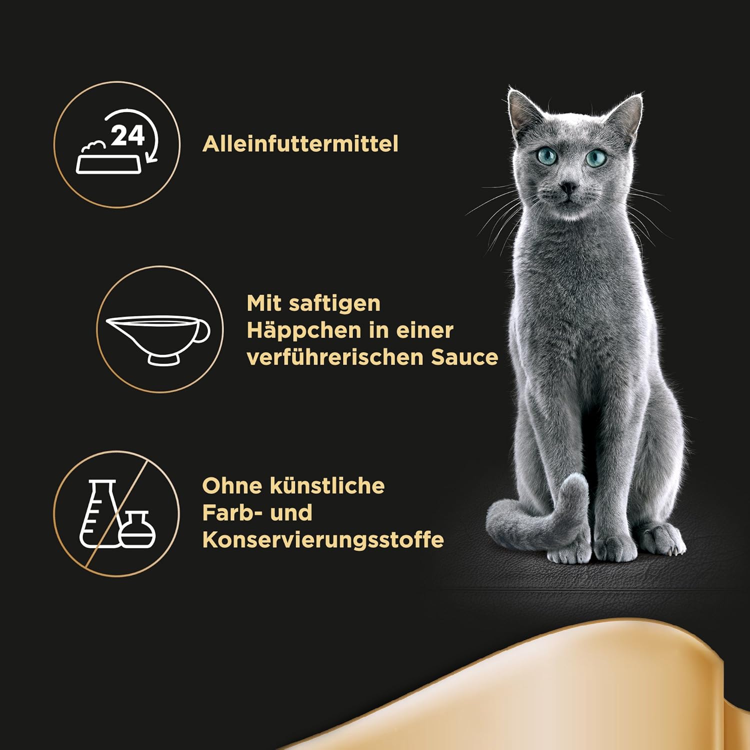 SHEBA Adult Katzenfutter nass - 40x85g Portionsbeutel - Geflügel Variation in Sauce - Nassfutter für Katzen - 1 Großpackung