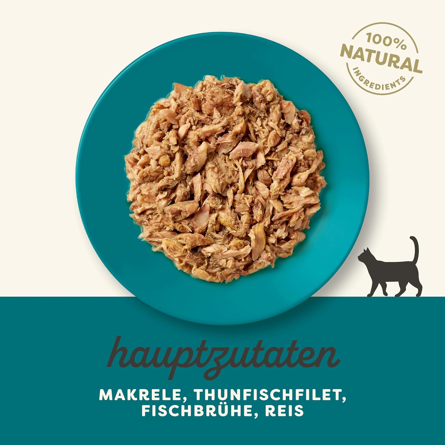 Applaws 100% Natural Thunfischfilet Nassfutter in Brühe für ausgewachsene Katzen - 24 x 70g Dosen