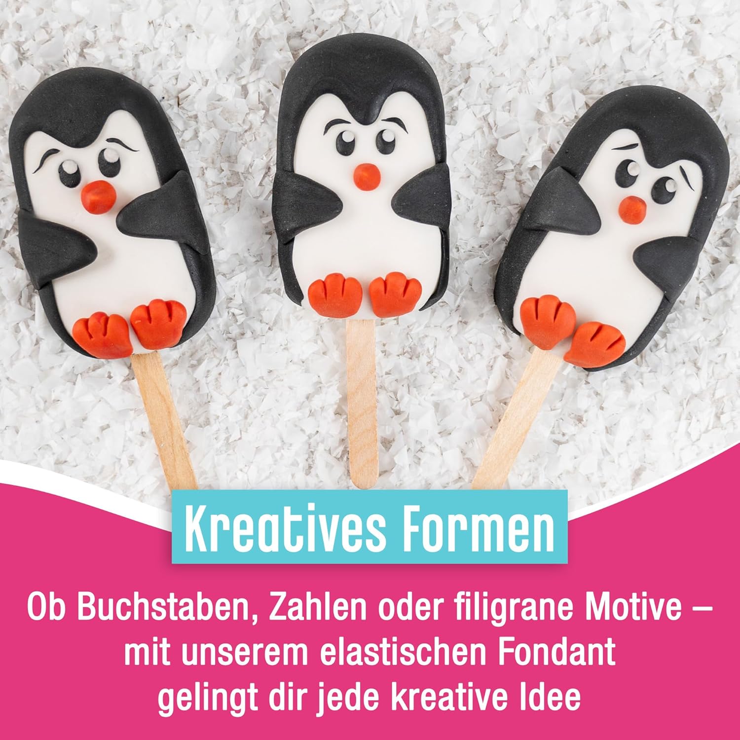 Decocino Fondant, Weiss, 250 g (1er Pack)