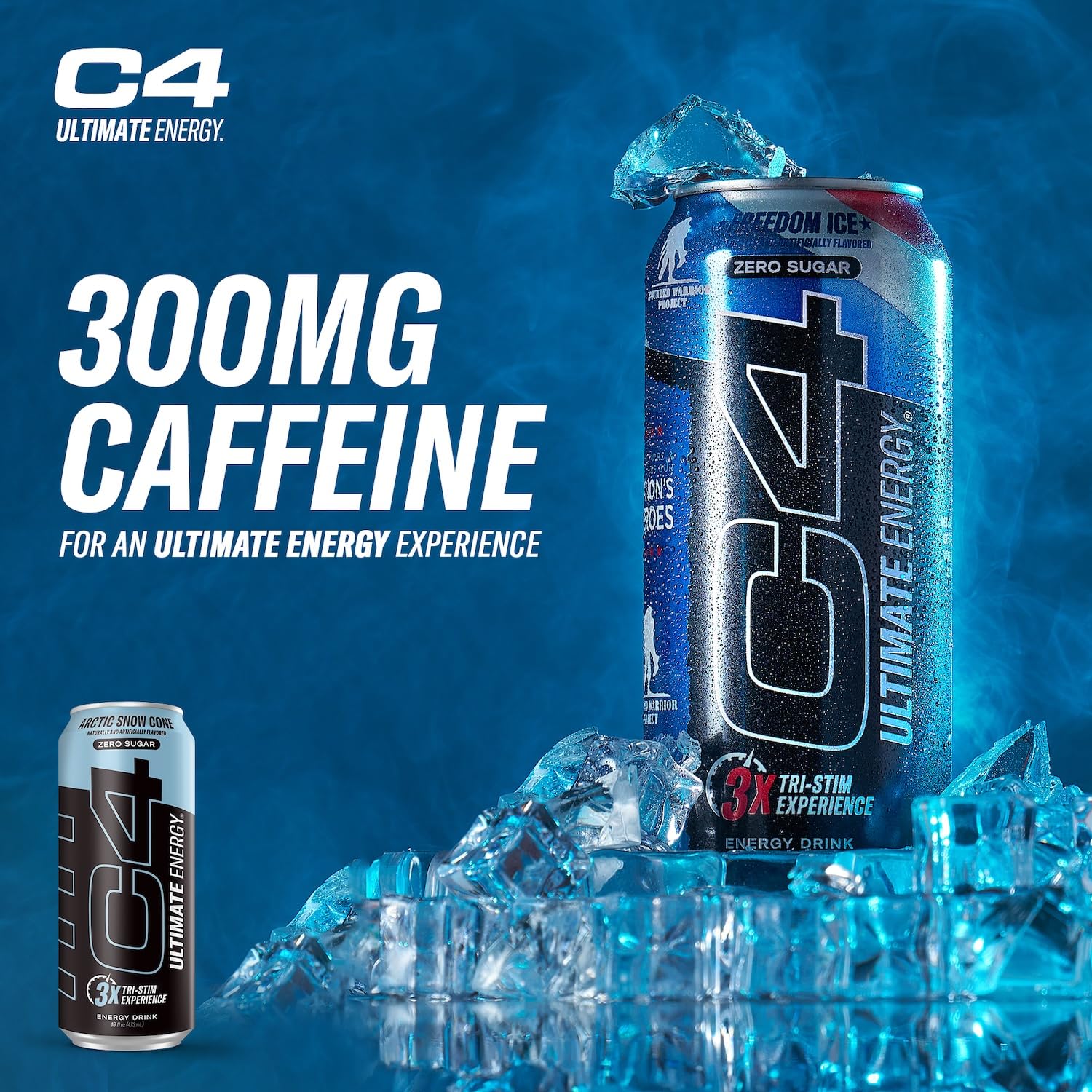 Cellucor C4 Ultimate | Pre Workout Sugar Free Energy Drink | Tri-Stim Experience with 300mg Caffeine + TeaCrine + Dynamine | Fruit Punch | 16oz (Pack of 12)