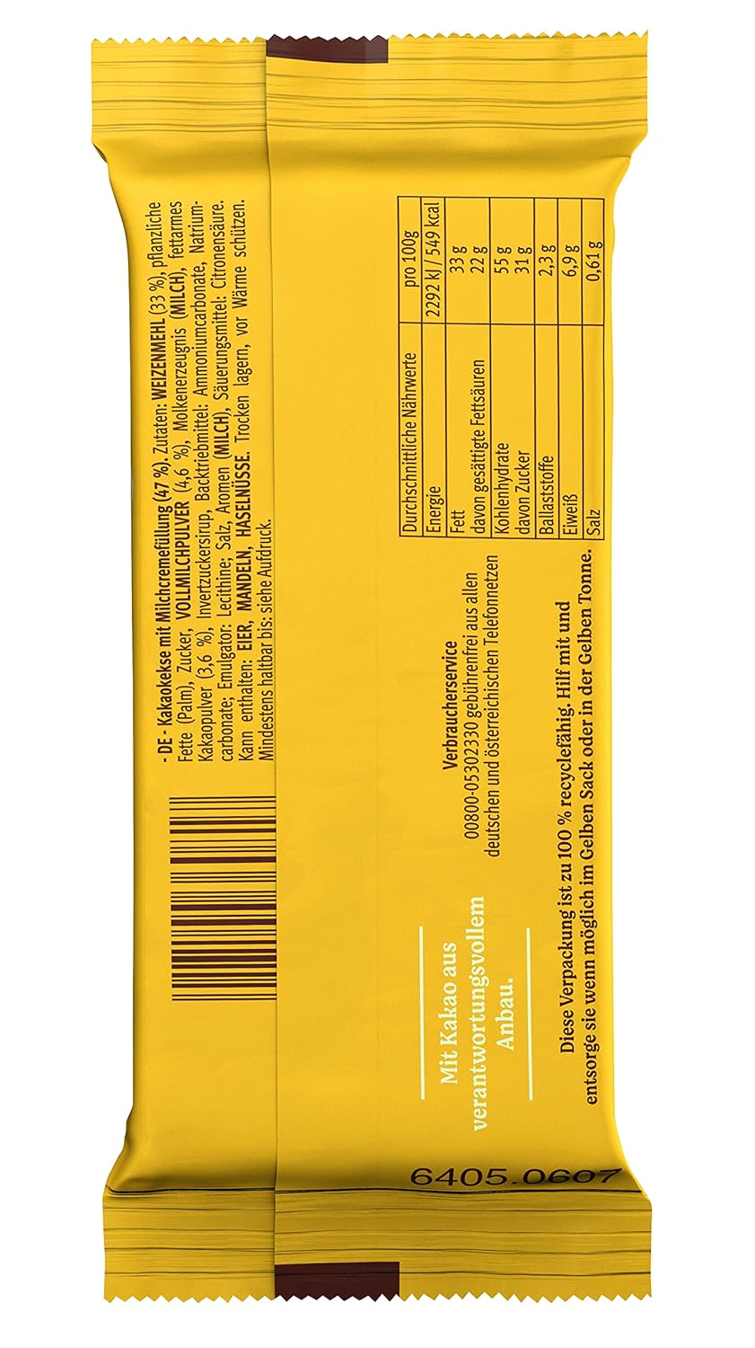 LEIBNIZ Original Butterkeks, 22er Snack Pack, die Nr 1 unter den Butterkeksen, knusprige Kekse in praktischer Großpackung (22 x 50 g), perfekt für unterwegs