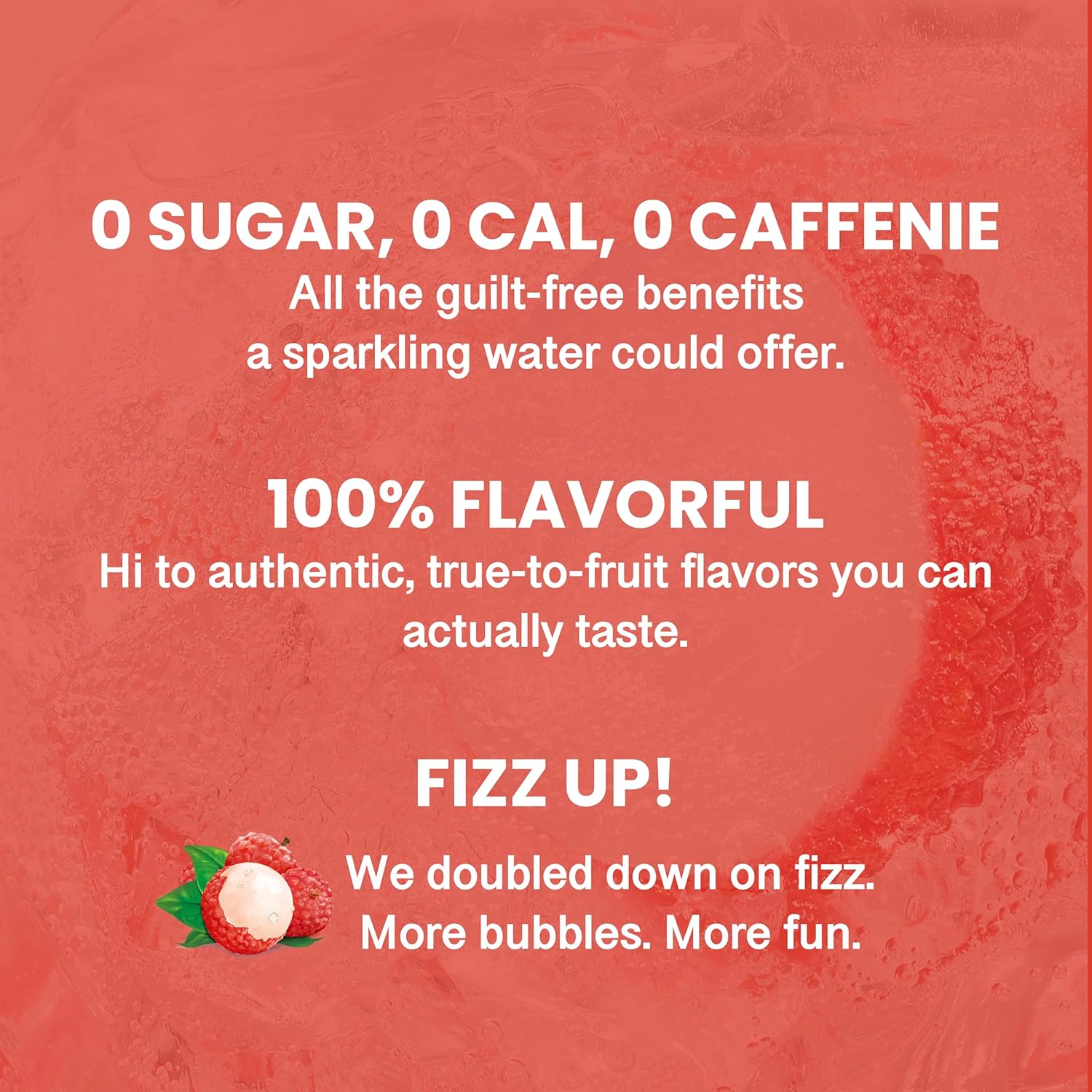 CHI FOREST Lychee Fizzy Sparkling Water (11.16 fl oz* 24)