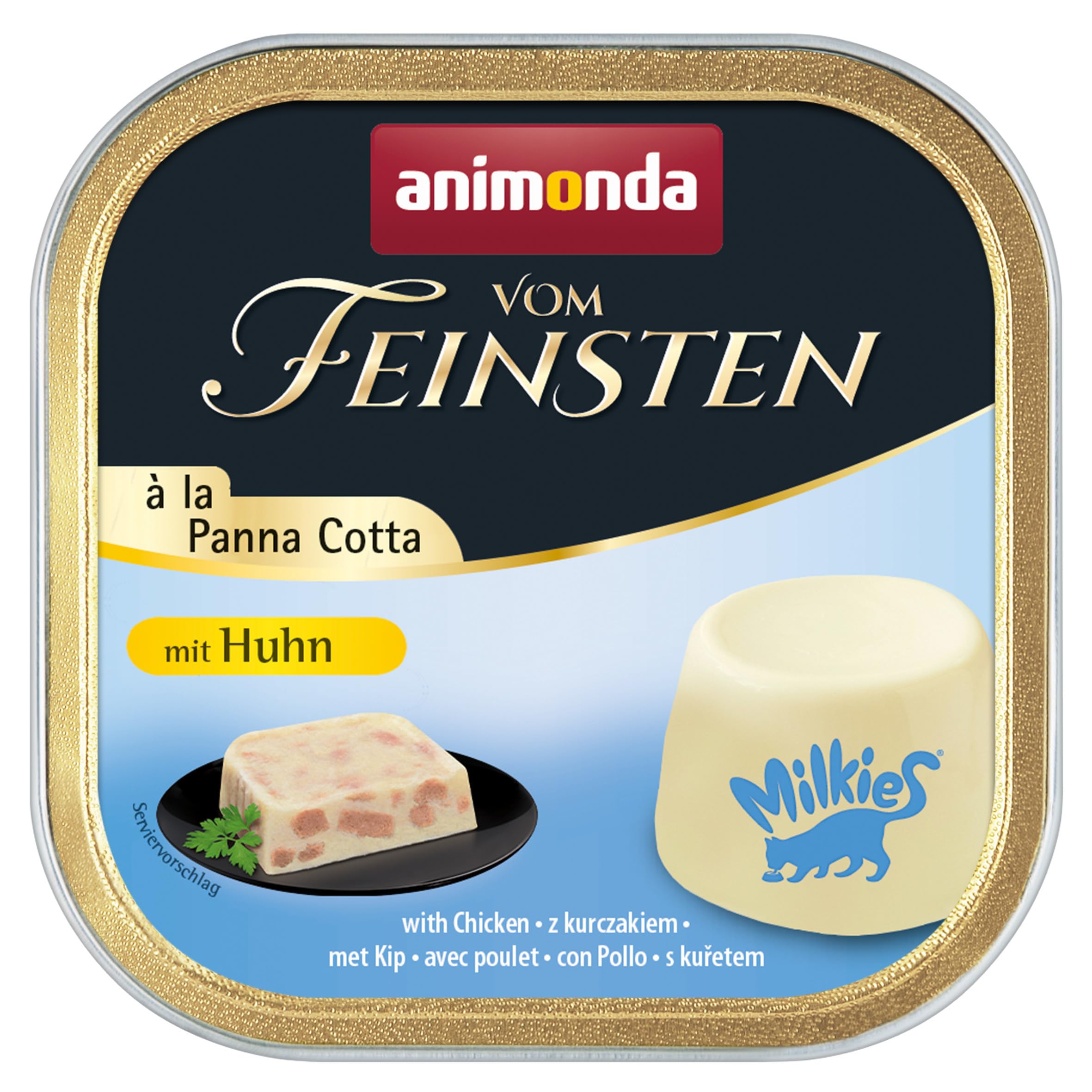 animonda Vom Feinsten Adult Vielfalt (32 x 100 g), Nassfutter für ausgewachsene Katzen, Katzenfutter ohne Getreide und Zucker, mit 100 % frischen, fleischlichen Zutaten