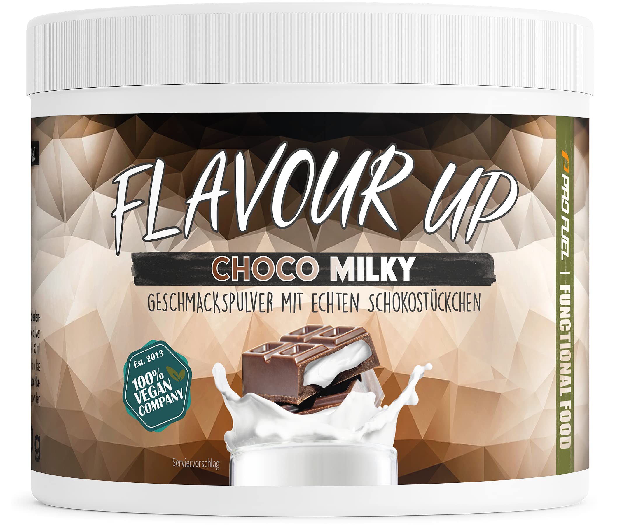 Geschmackspulver MIX PACK mit 8x30g Proben, 8 unglaublich leckere Flavours, nur 8-14 kcal pro Portion, Aroma & angenehme Süße, vielseitig einsetzbar für Lebensmittel & Getränke, FLAVOUR UP