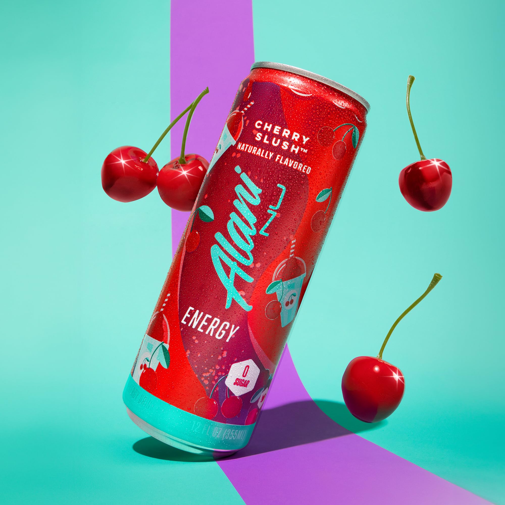 Alani Nu CHERRY TWIST Sugar Free, Low Calorie Energy Drinks, 200mg Caffeine, Biotin B Vitamins, Zero Sugar, 15 Calories, 12 Fl Oz Cans, 12 Pack0