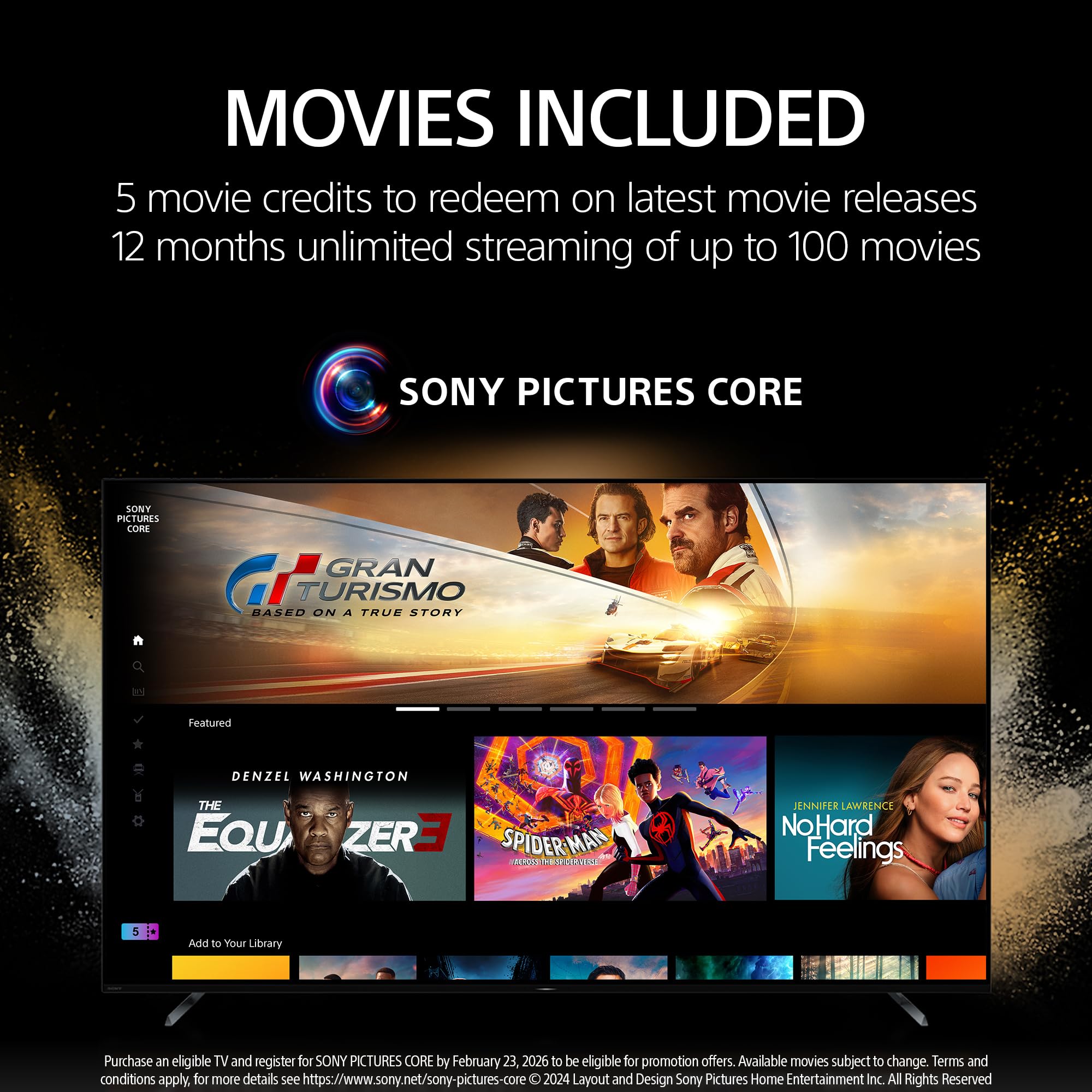 Sony BRAVIA 5 65 Inch TV, Mini LED, 4K Smart Google TV, XR Processor with AI Technology,120hz Television with Dolby Vision/Atmos, Exclusive Features for PlayStation®5, K-65XR50