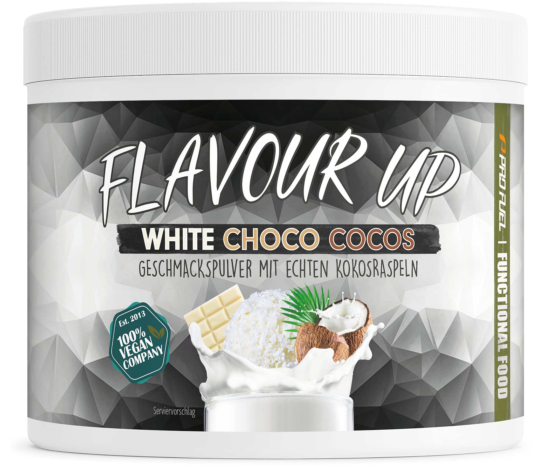 Geschmackspulver MIX PACK mit 8x30g Proben, 8 unglaublich leckere Flavours, nur 8-14 kcal pro Portion, Aroma & angenehme Süße, vielseitig einsetzbar für Lebensmittel & Getränke, FLAVOUR UP