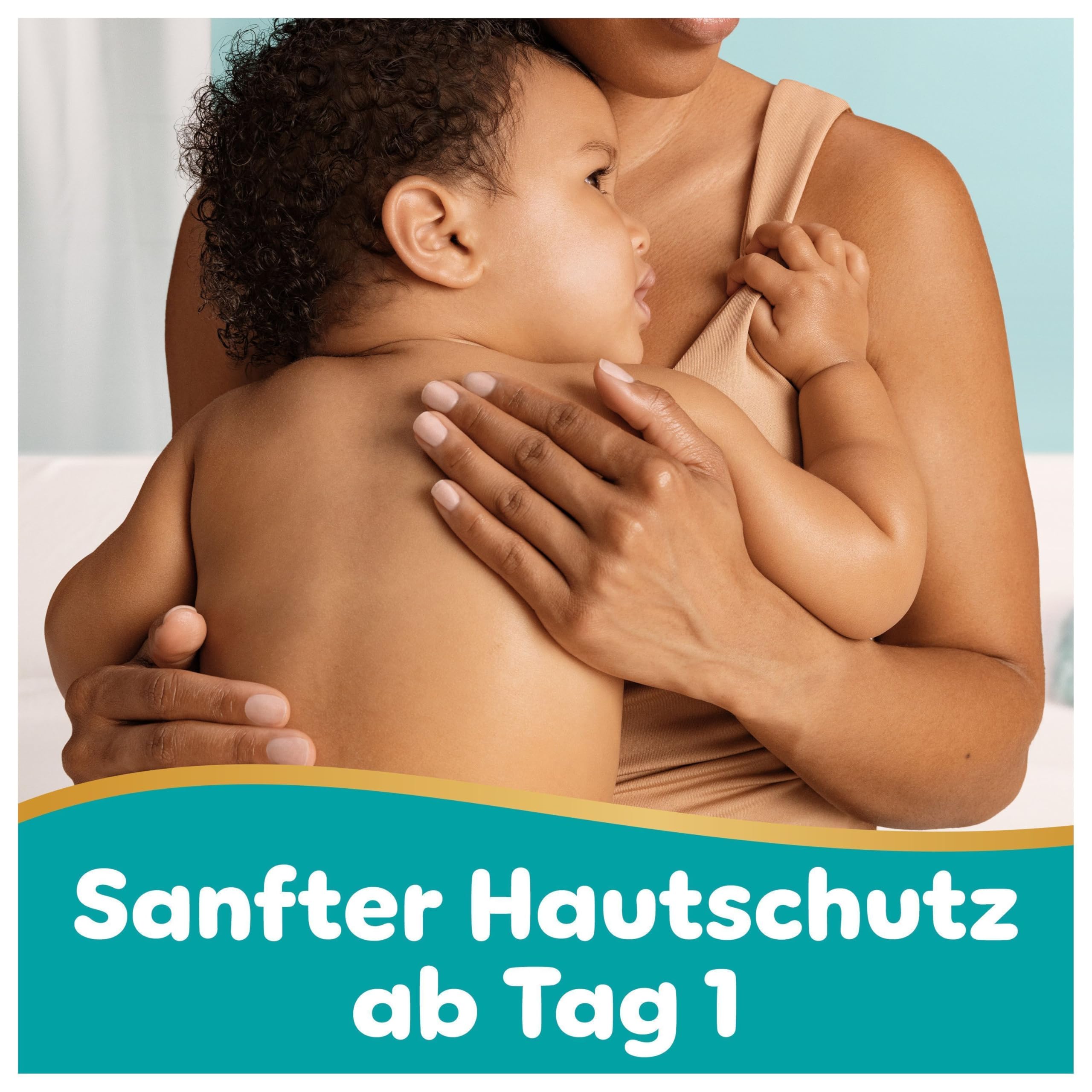 Pampers Aqua Soft Touch Baby-Feuchttücher, 18 Packungen mit 48 Feuchttüchern = 864 Baby-Feuchttücher, weiche Textur & Lotion mit 99% Wasser