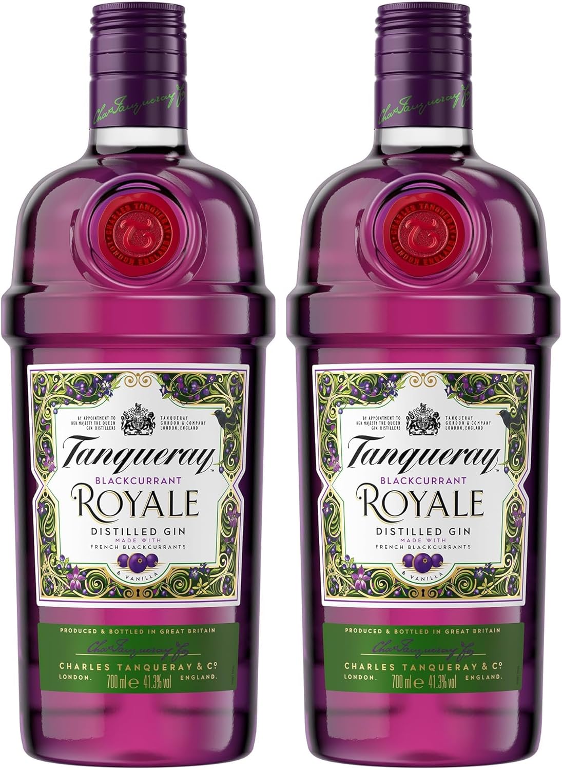 Tanqueray London Dry Gin | aromatischer Gin | 4-fach destilliert auf englischem Boden | 43,1% vol | 1000ml Einzelflasche