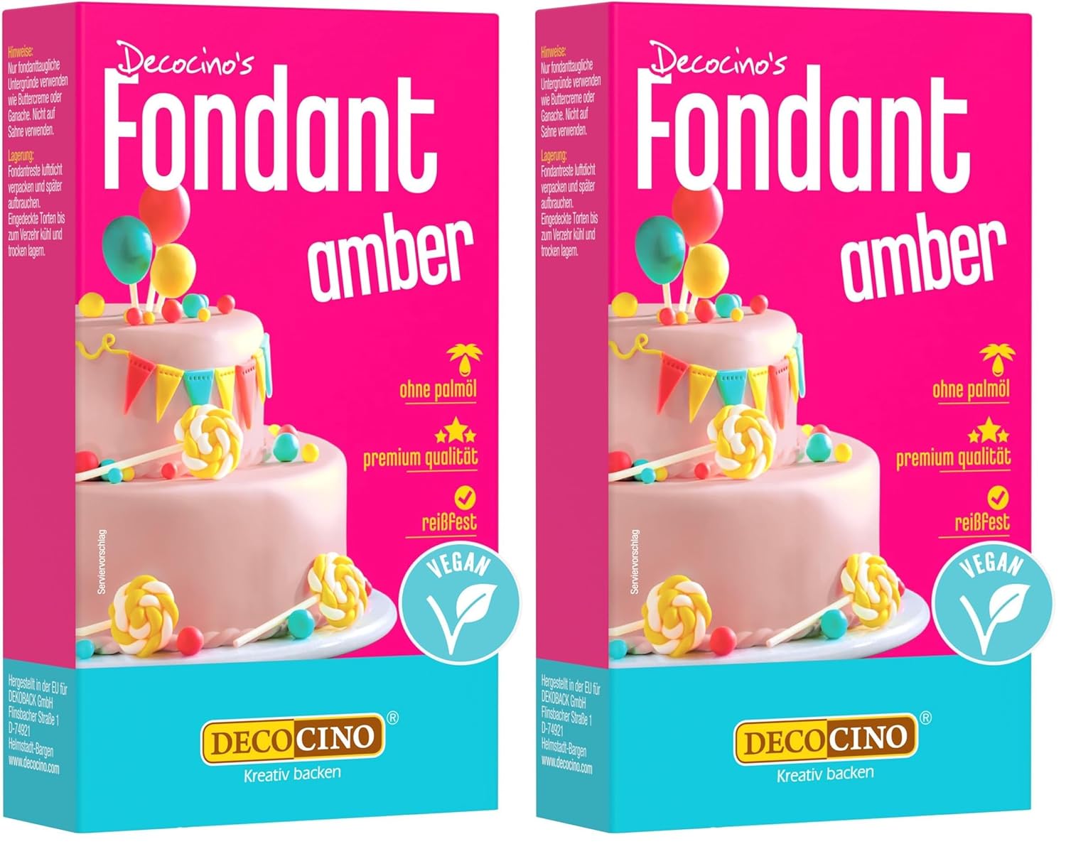Decocino Fondant, Weiss, 250 g (1er Pack)