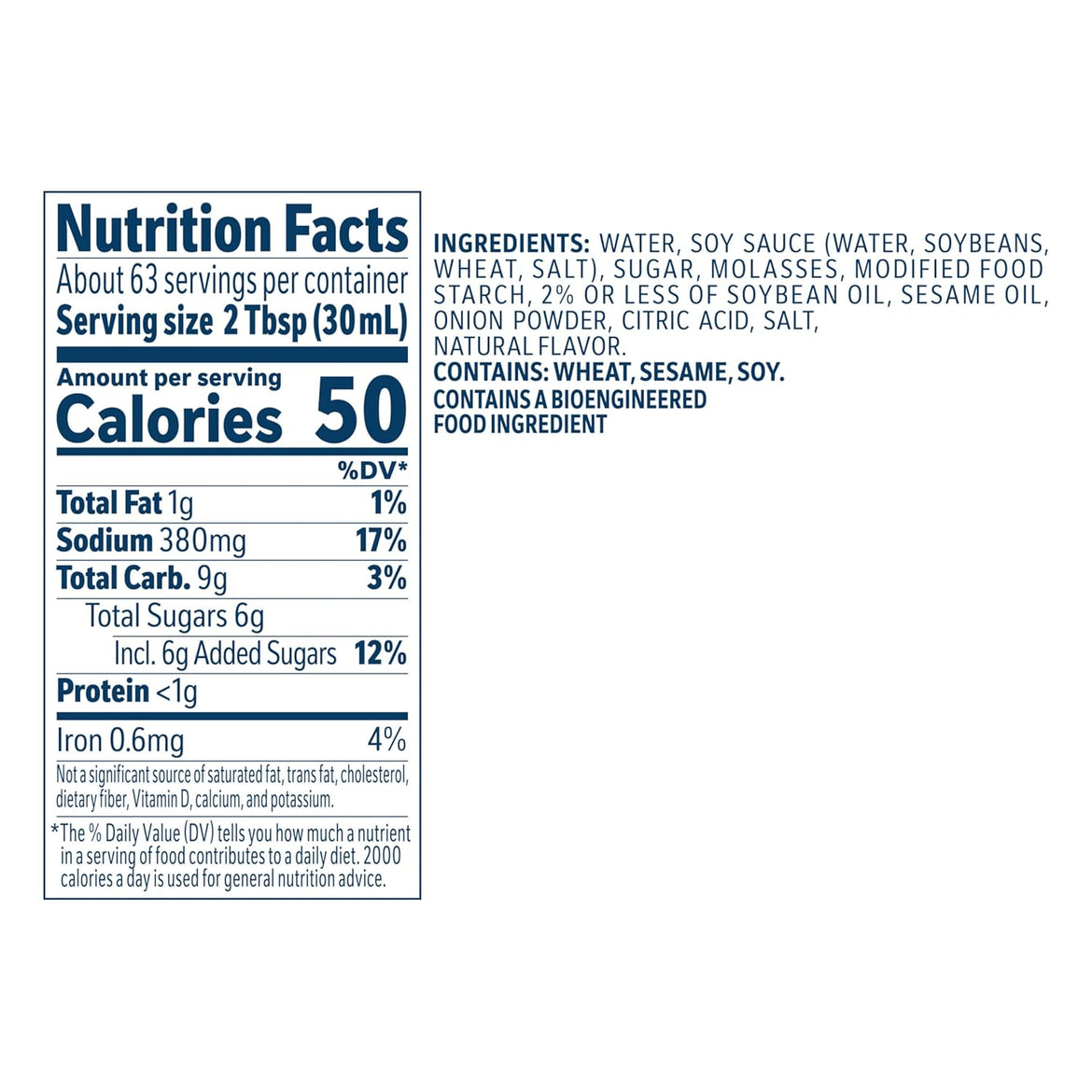 Minor's Vegan Teriyaki Sauce, Perfect as a Stir Fry, BBQ Sauce or Marinade, 64 fl oz Jug