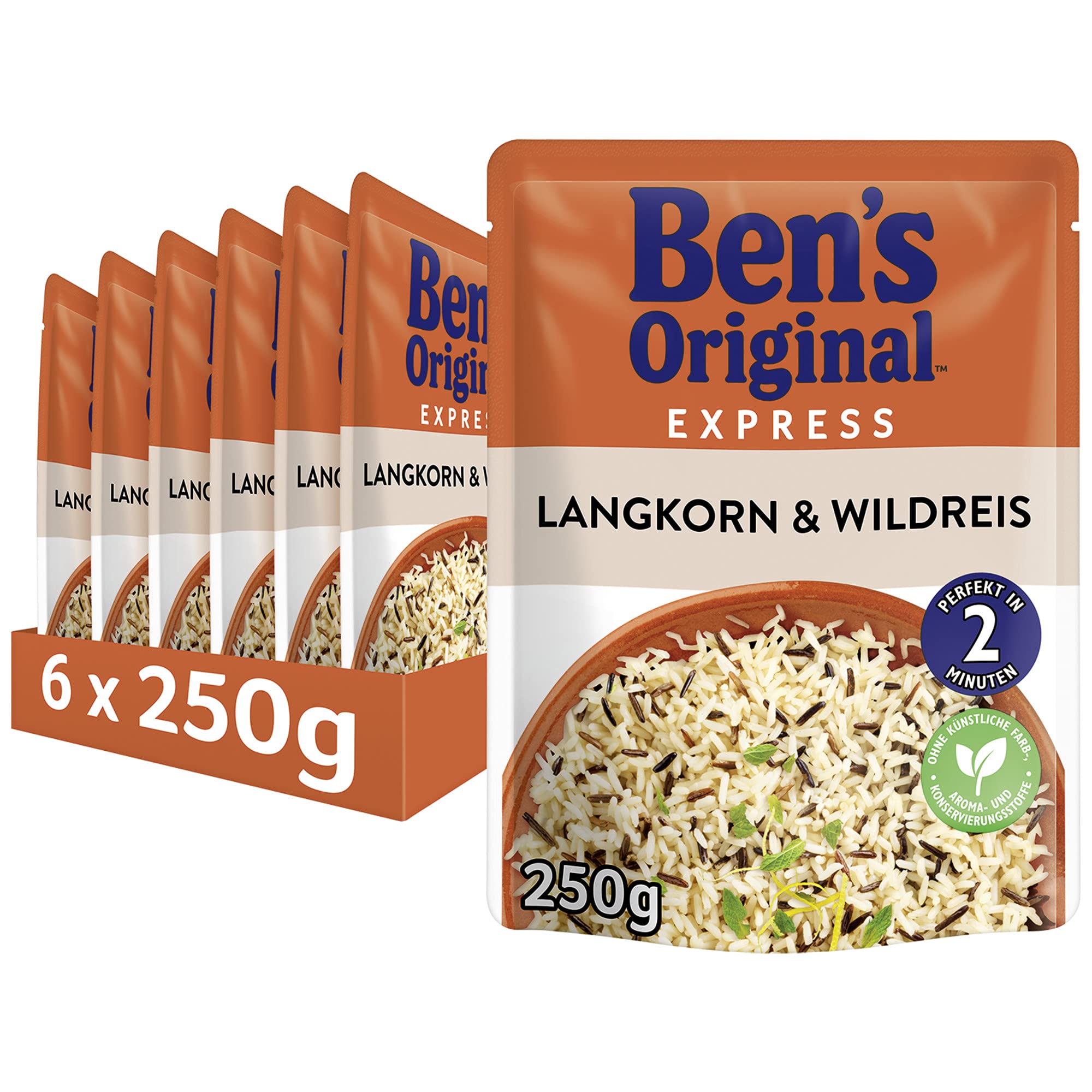 BEN'S ORIGINAL™ Express Reis Basmati 6 x 220g