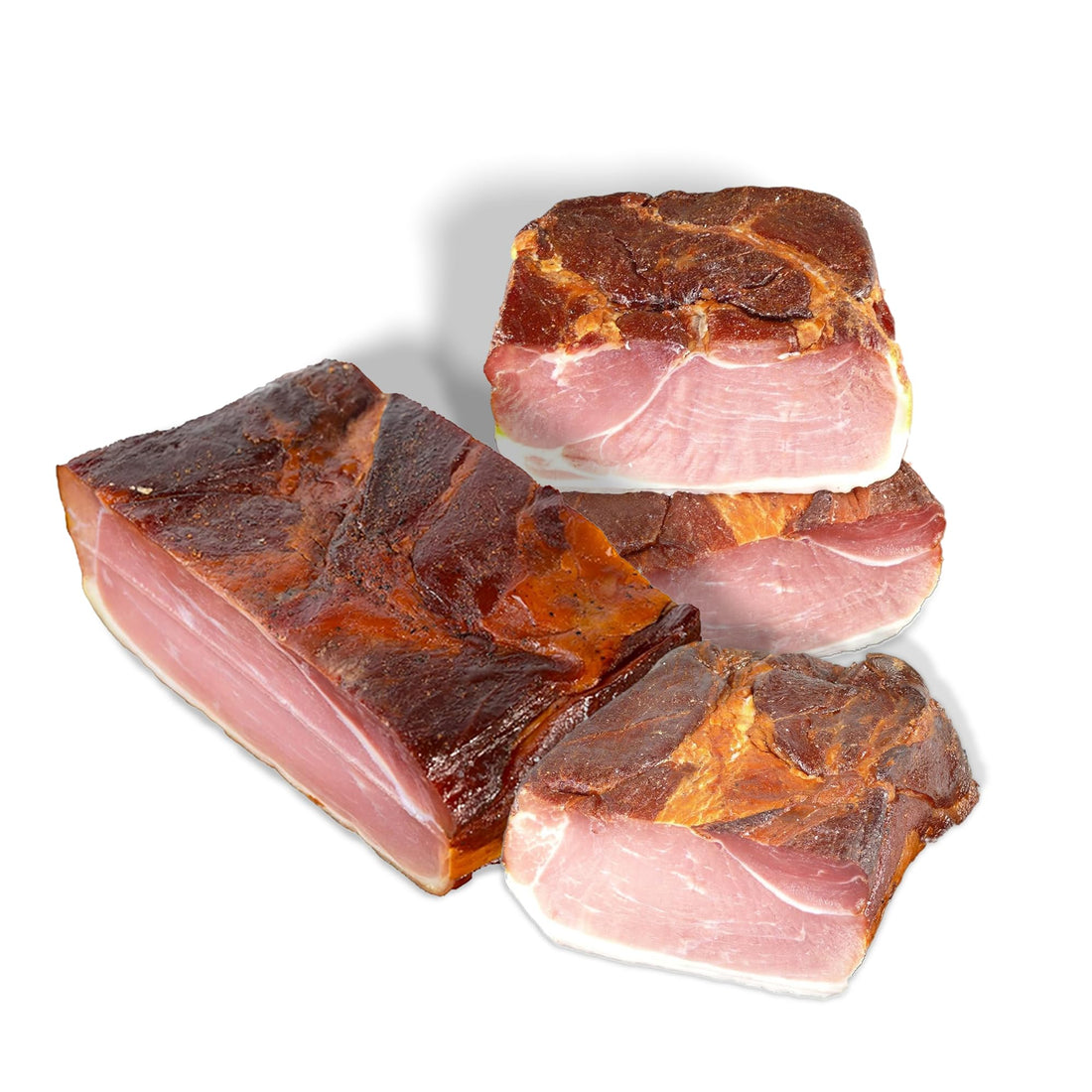 Schwarzwald Metzgerei – Schwarzwälder Schinken am Stück mit herzhaft rauchigem Aroma – Räucherschinken nach Schwarzwälder Tradition (1000g)