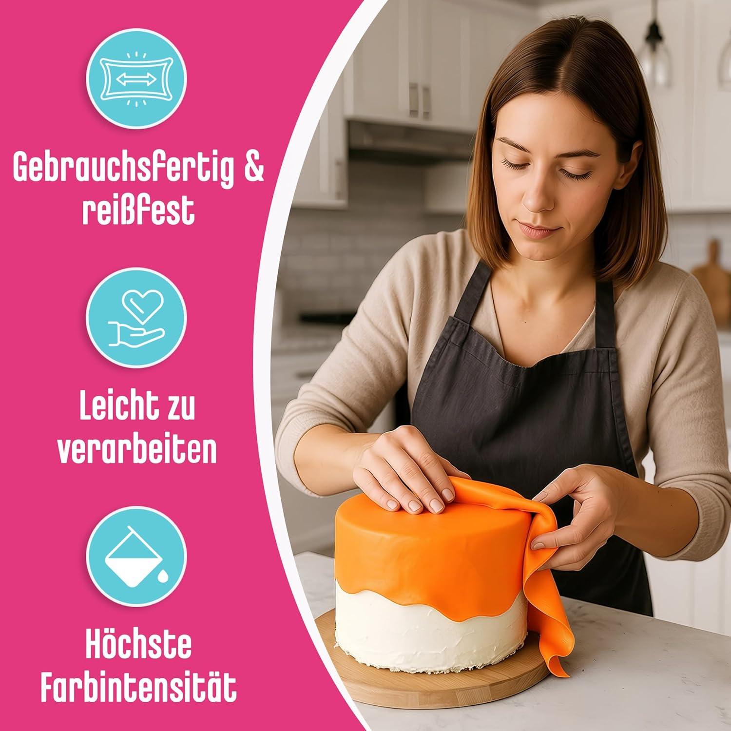 Decocino Fondant, Weiss, 250 g (1er Pack)