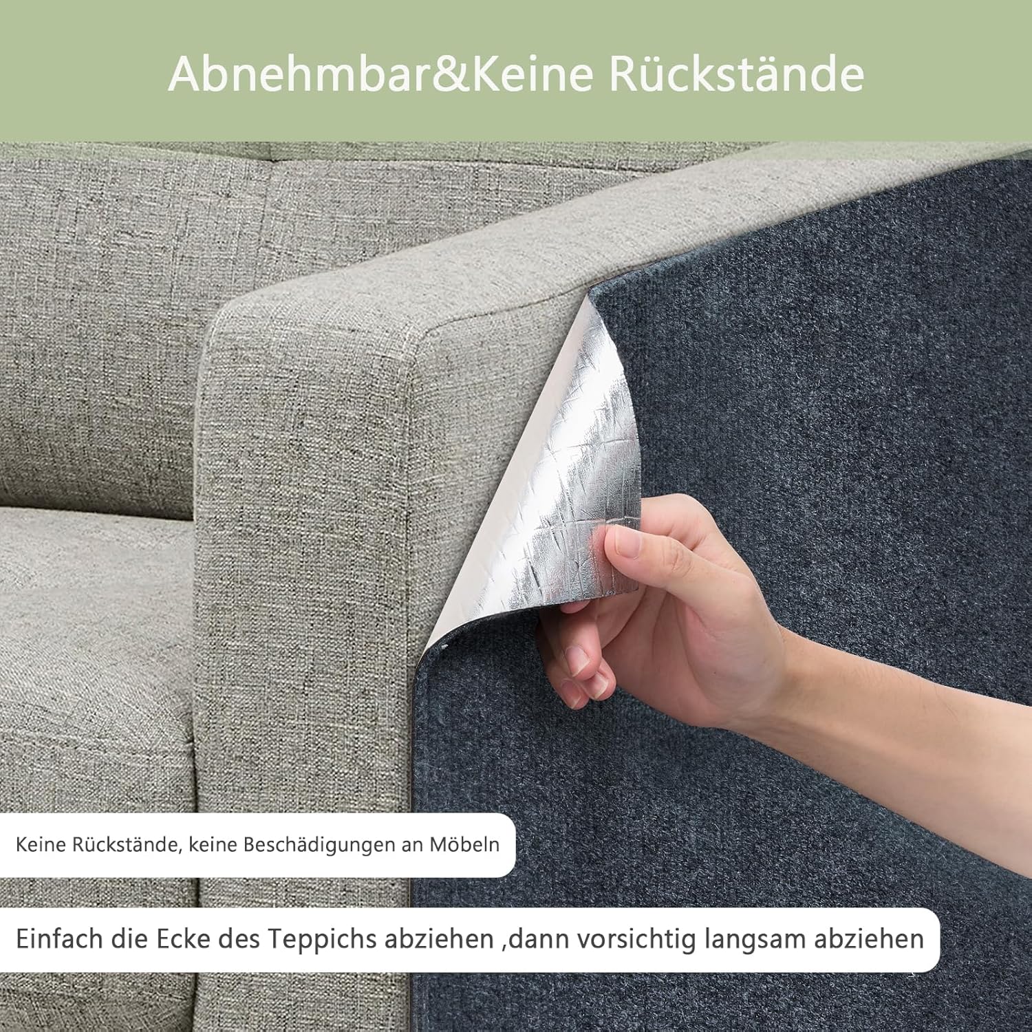 Selbstklebende Kratzschutzmatte für Sofa & Wand, 40x200 cm kratzschutz Sofa Katze - Trimmbarer Schutz gegen Katzenkratzer Couch Schutz von DIY Krallen Katzenteppich