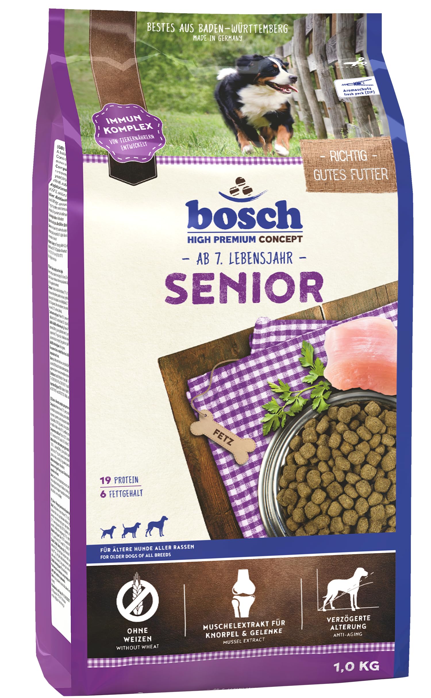 bosch Hundefutter Senior, 1er Pack (1 x 12.5 kg)