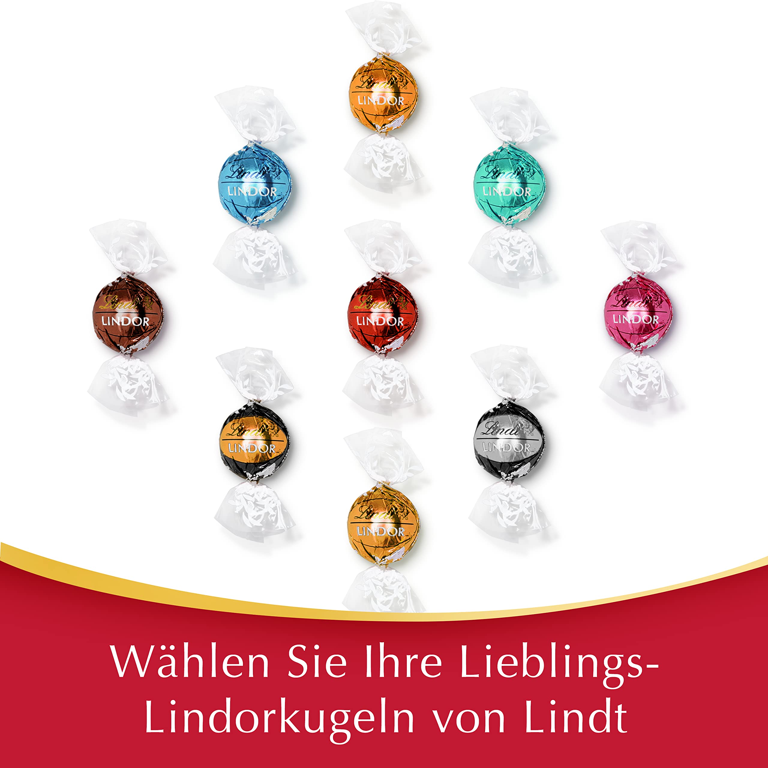 Lindt LINDOR Schokoladen Kugeln Extra Dunkel | ca. 80 Kugeln Edelbitterschokolade feinherb | dunkle Schokolade mit 70% Kakao | Großpackung, Pralinen-Geschenk | 1kg (1er Pack)