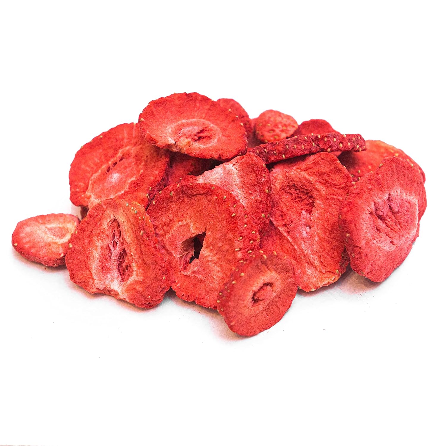 Detox Organica GEFRIERGETROCKNETE ERDBEEREN, 300g Früchte in Scheiben, 100% Trockenfrüchte natürlich und ohne Zusatz von Zucker oder Zusatzstoffen, Erdbeerchips freeze dried strawberries (300g)