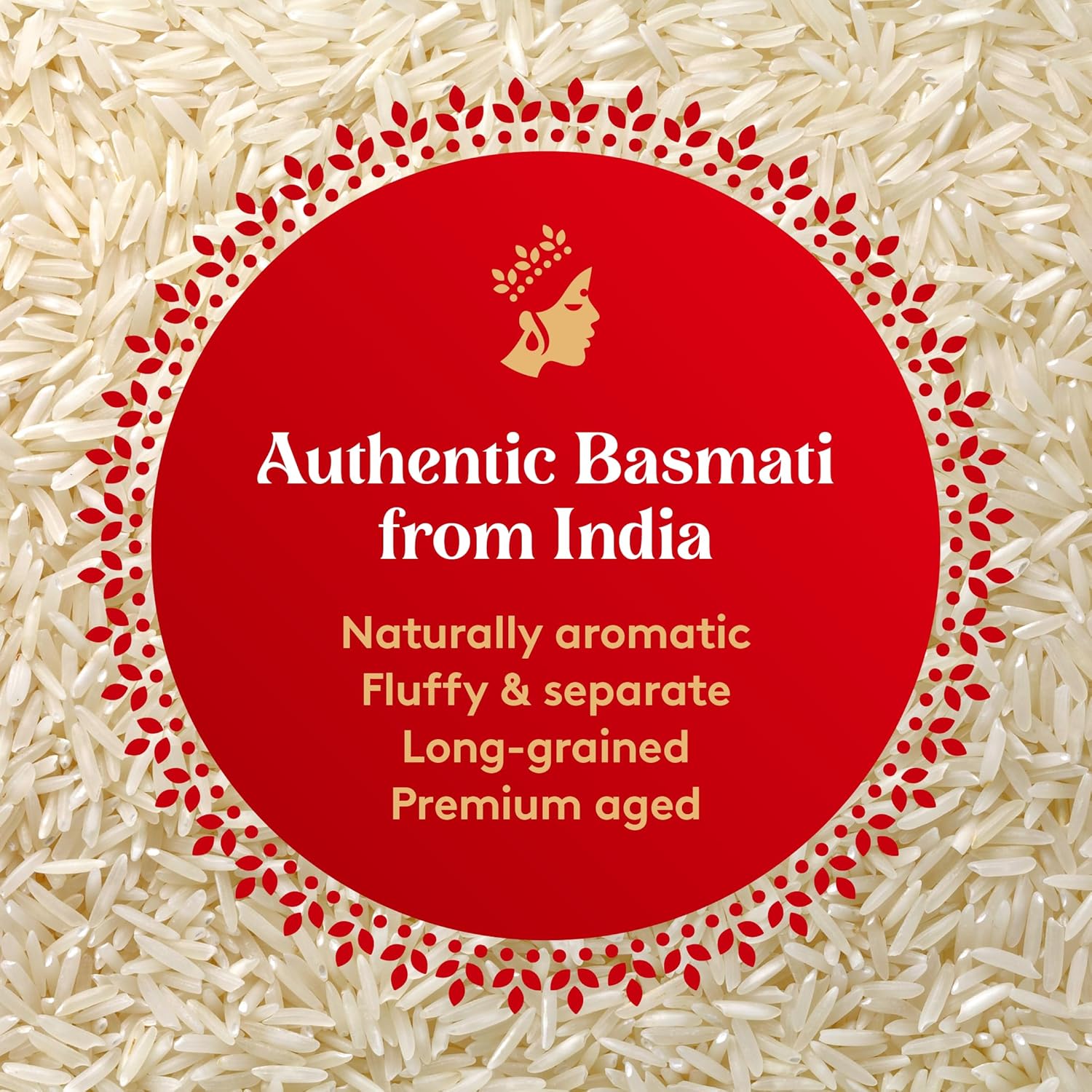 Royal - Naturally Aged Authentic Long Grain Indian White Basmati Rice - 10 Pounds (2 x 5 Pound Bag)