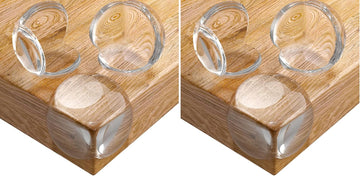 Eckenschutz und Kantenschutz für Baby & Kinder - Tisch und Möbel Ecken, Tischeckenschutz und Stoßschutz für Babysicherung und Kindersicherung, Transparent Eckschutz (12 Stück)